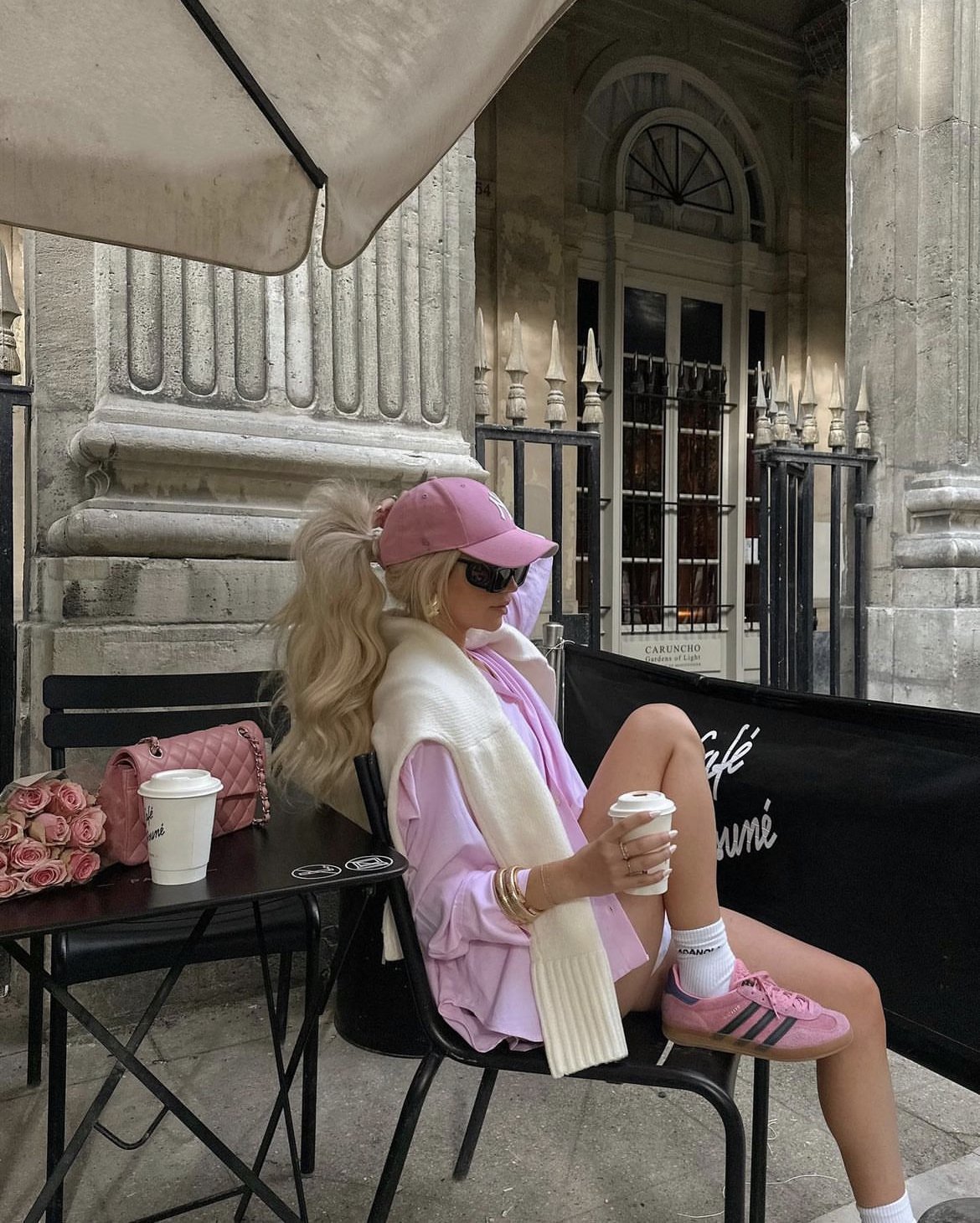 Casual Cafe Look-Paris Outfit