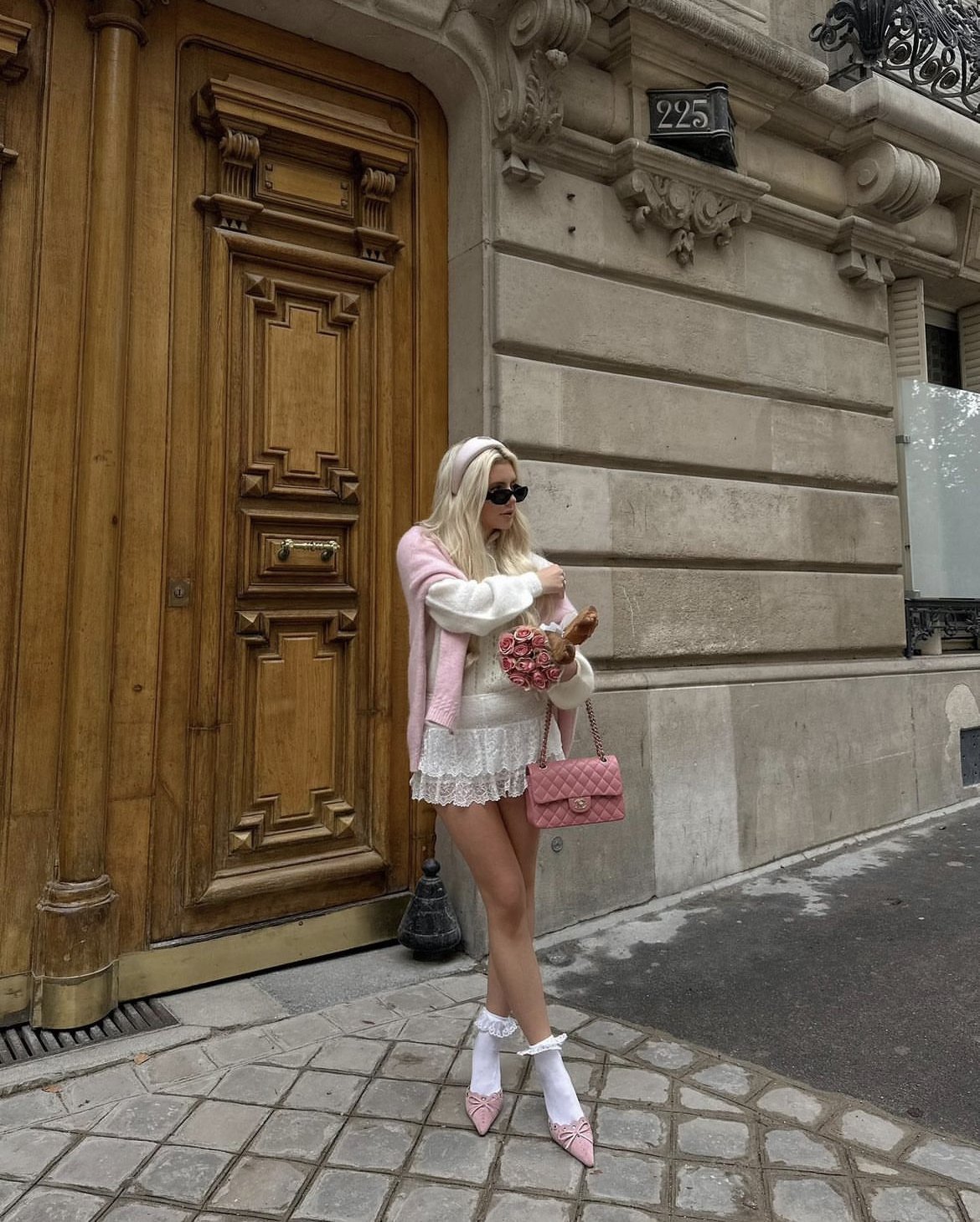 Knit and Lace Look-Paris Outfit