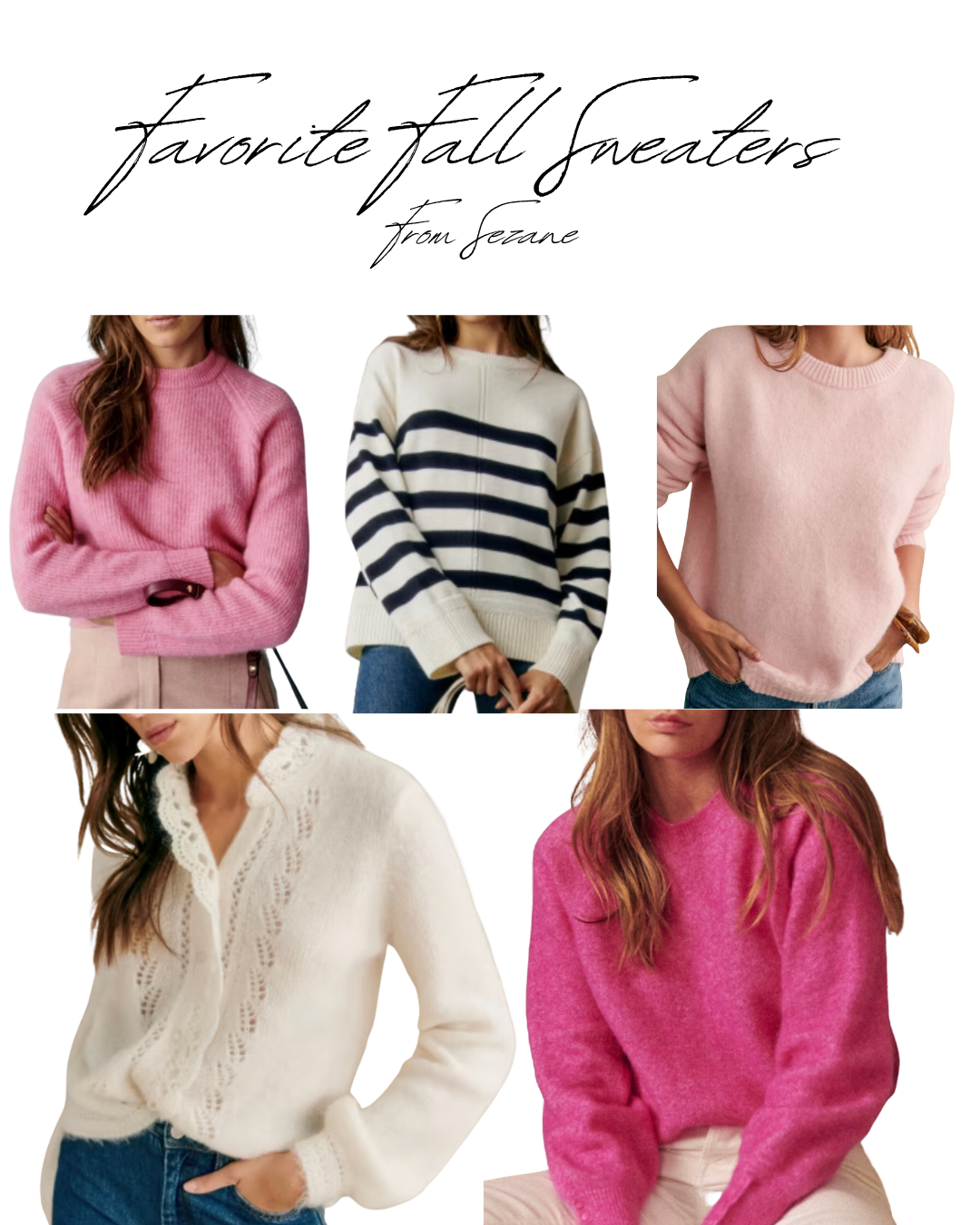 My Favorite Fall Sweaters