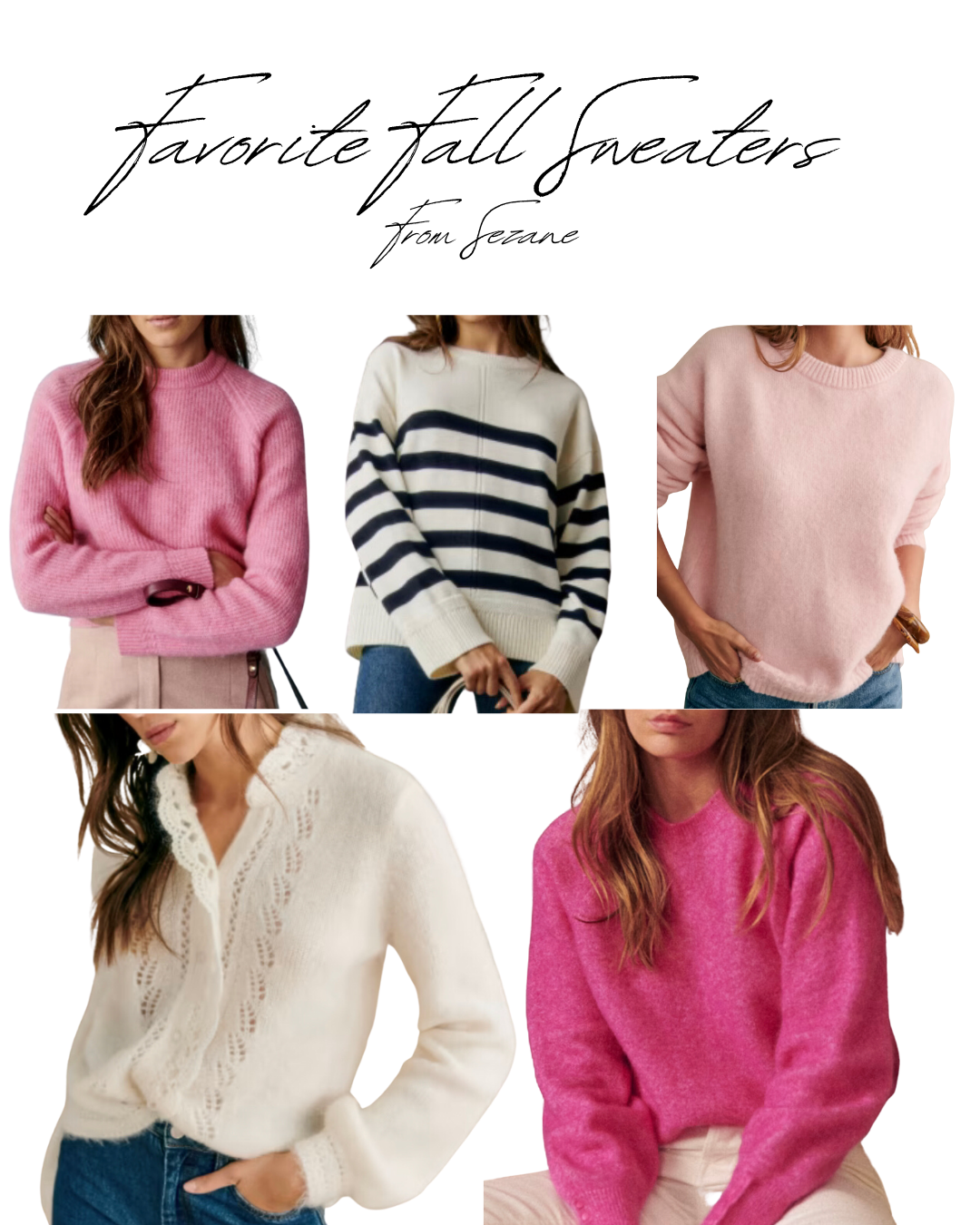 My Current Favorite Fall Sweaters