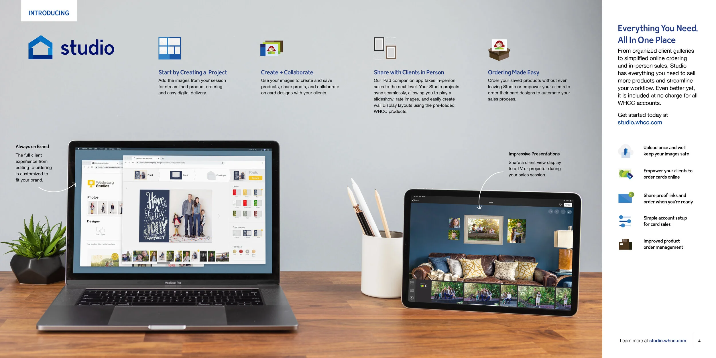 WHCC Studio Homepage 
