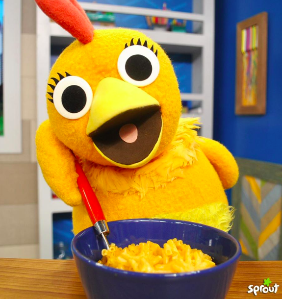 Chica’s celebrating with Mac & Cheese! So pleased to announce that our team at Sunny Side Up (Sprout) has been nominated for another Daytime Emmy Award (for Outstanding Pre-School Program or Series!) Excited to attend the ceremony and celebrate this incredible nod from our industry peers!