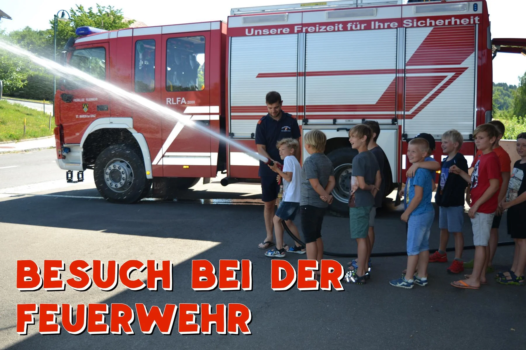Besuch bei der Feuerwehr