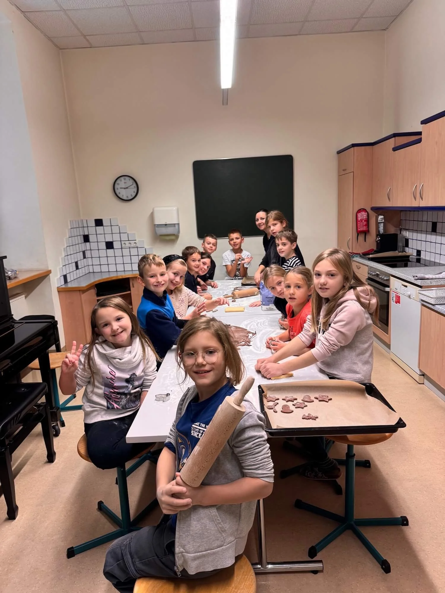 Kekse backen in der 3a Klasse
