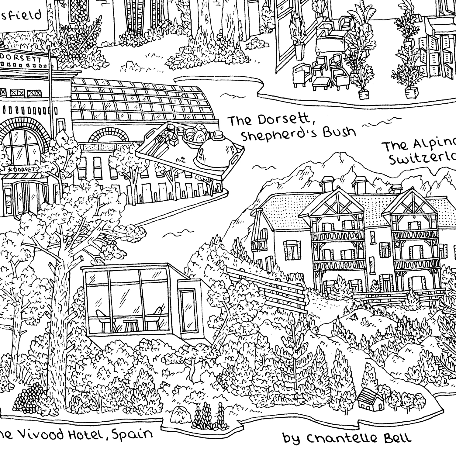 Personalised Hand Drawn Map
