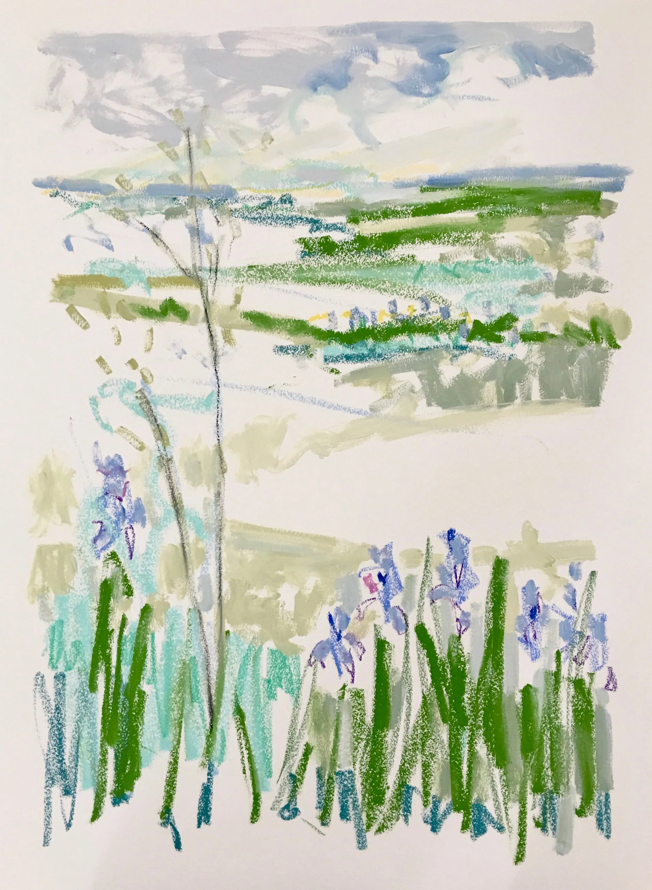 Waiting For Spring I, 30x23