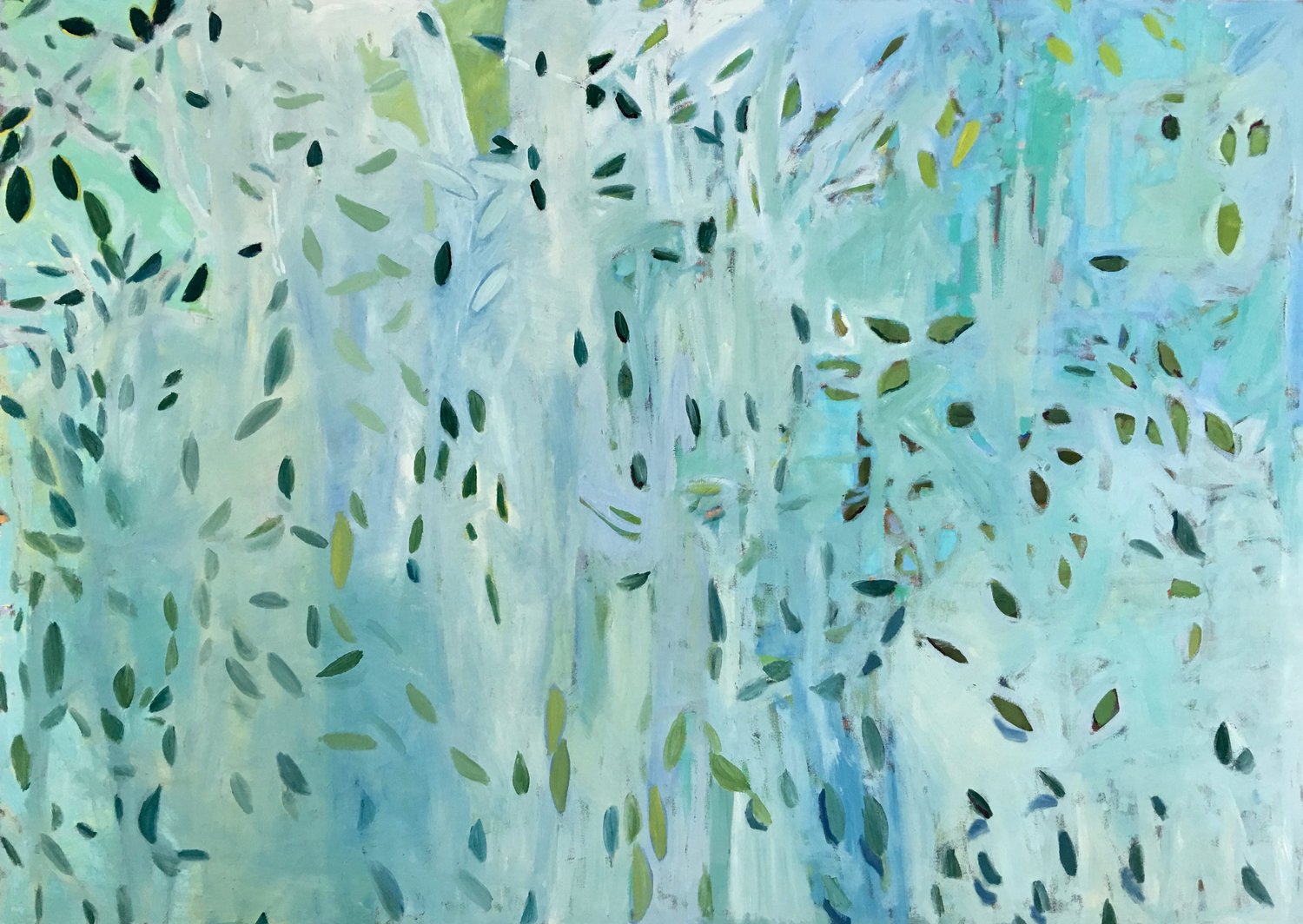 Falling Leaves, 60x84, $15,000.