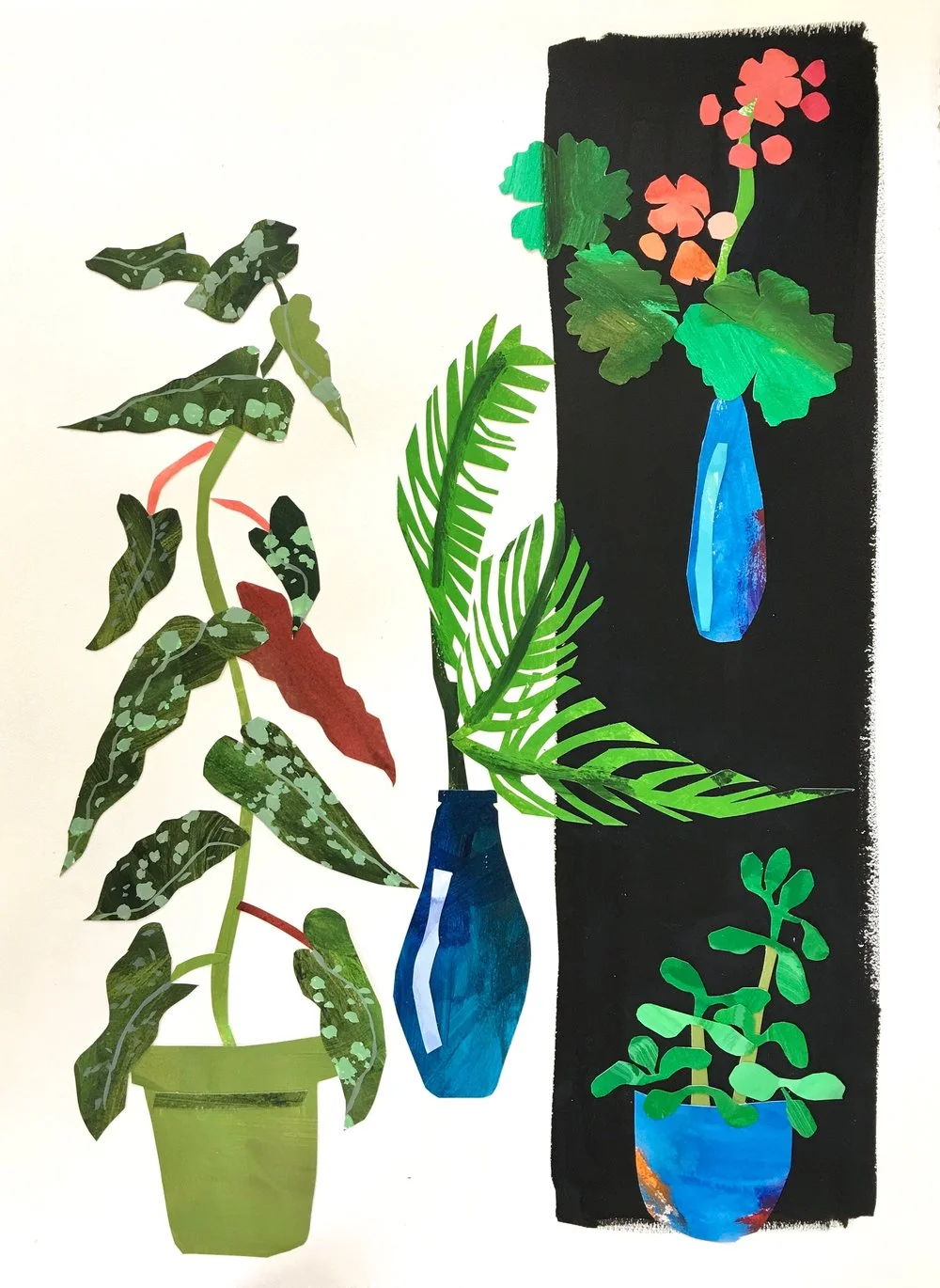 Collage, Kitchen Window II, 30x23