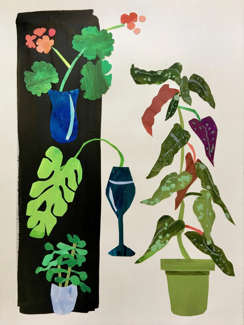 Collage, Kitchen Window I, 30x23