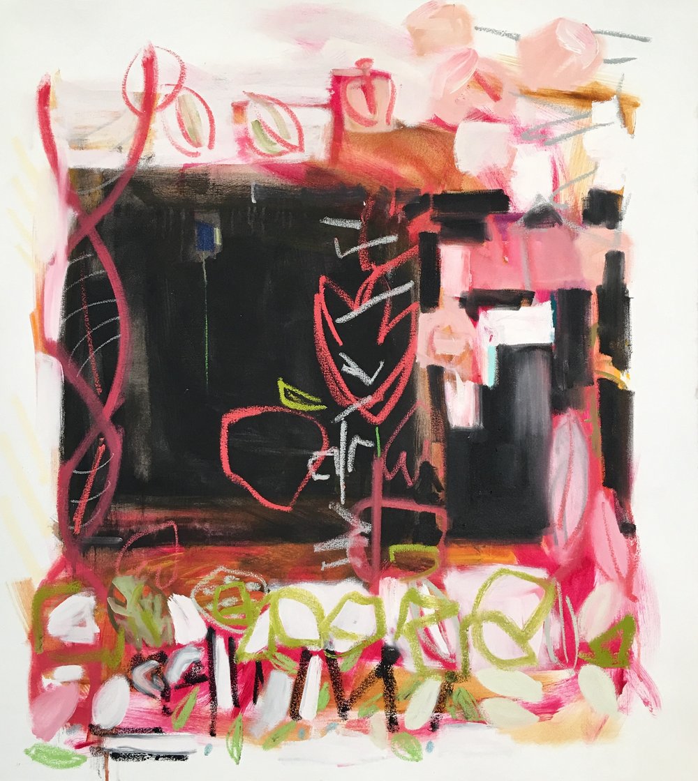 Botany Lesson II, 48x43, $7,000.