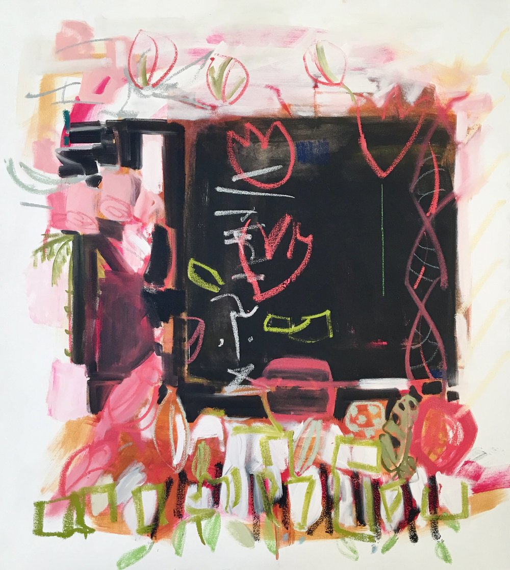 Botany Lesson I, 48x43, $7,000.