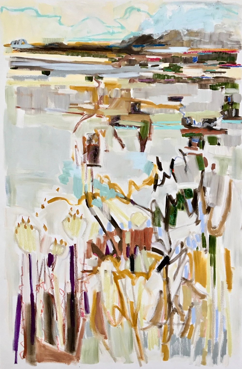 View II, 72x48, $11,000.