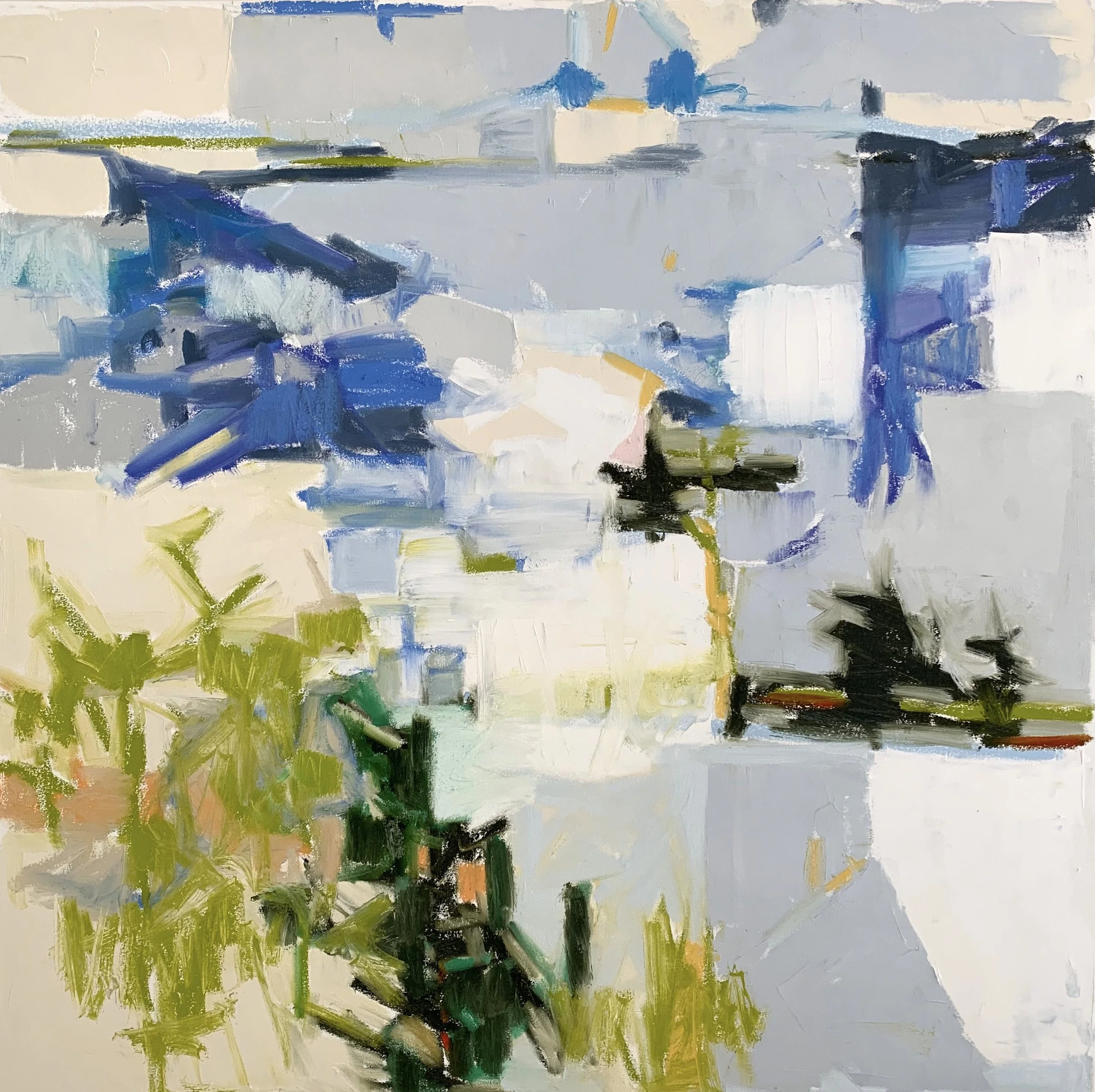 Driving to Bath County, 43x43