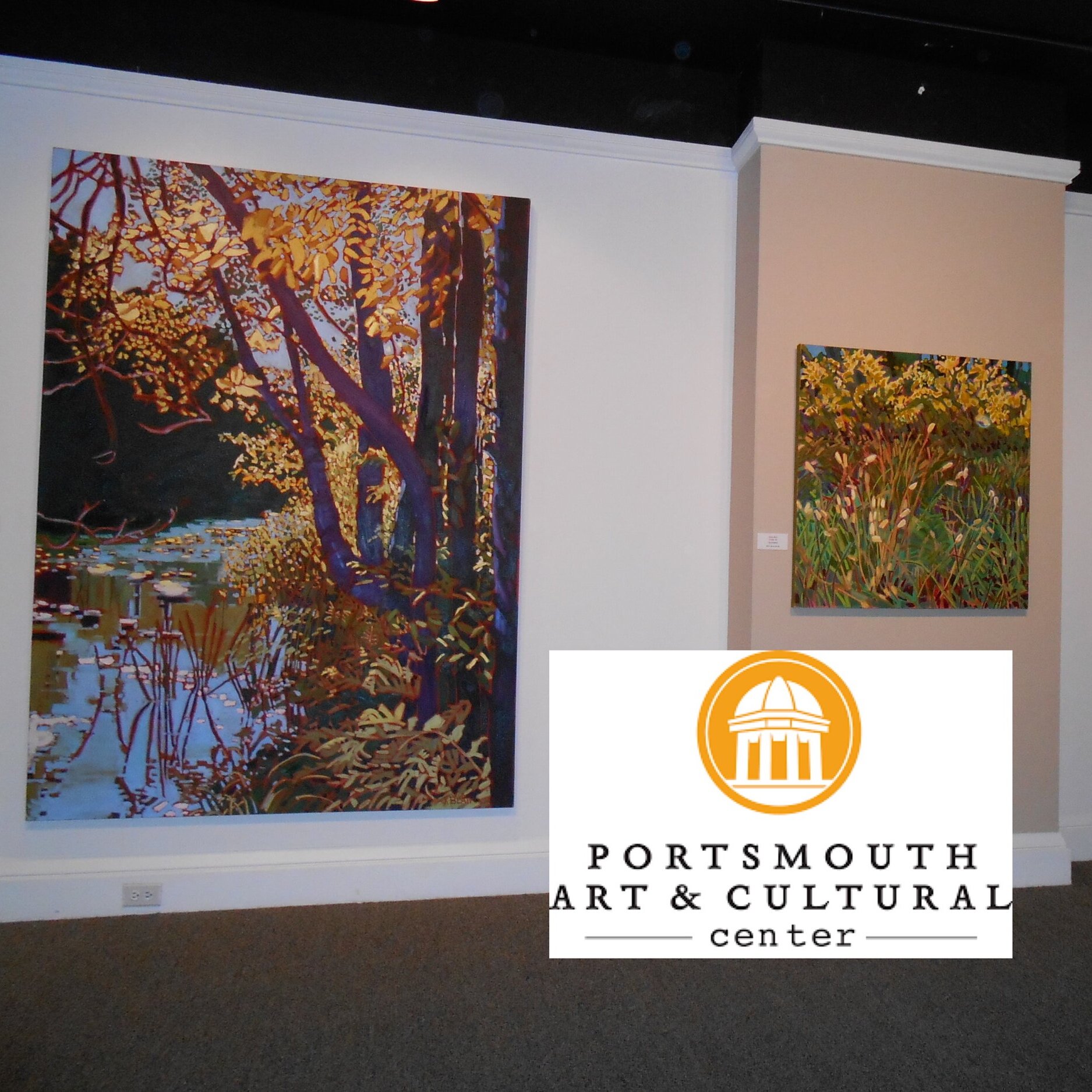 Portsmouth Show Gallery Trees, Goldenrod and Iris copy.jpg