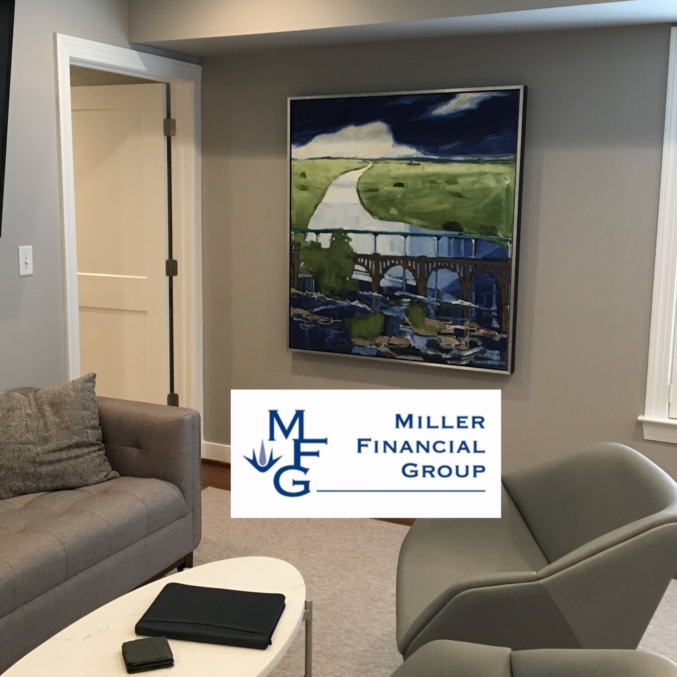 Miller Financial Group Installation with Logo.JPG