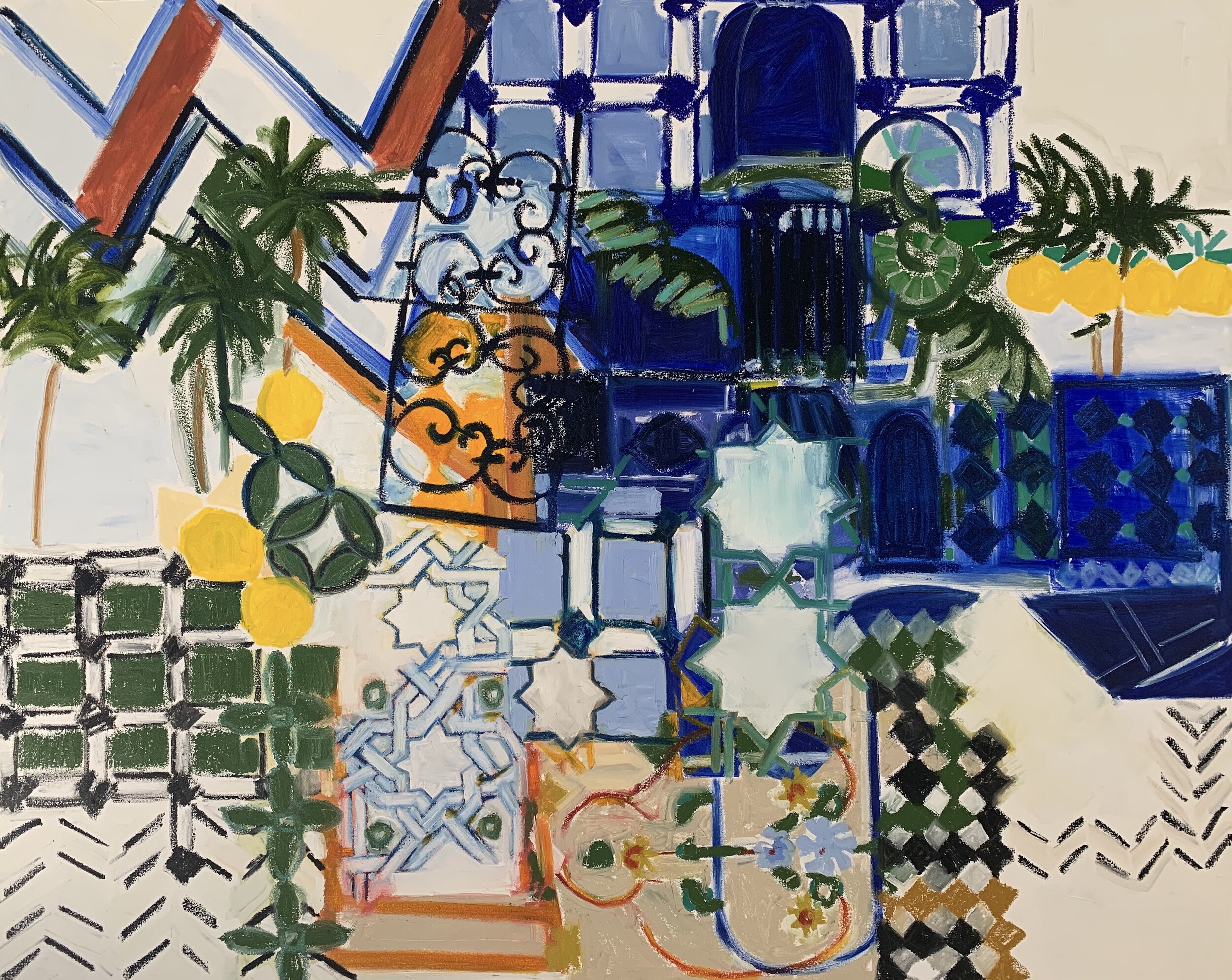 Dreams of Morocco, 48x60, $8,000.
