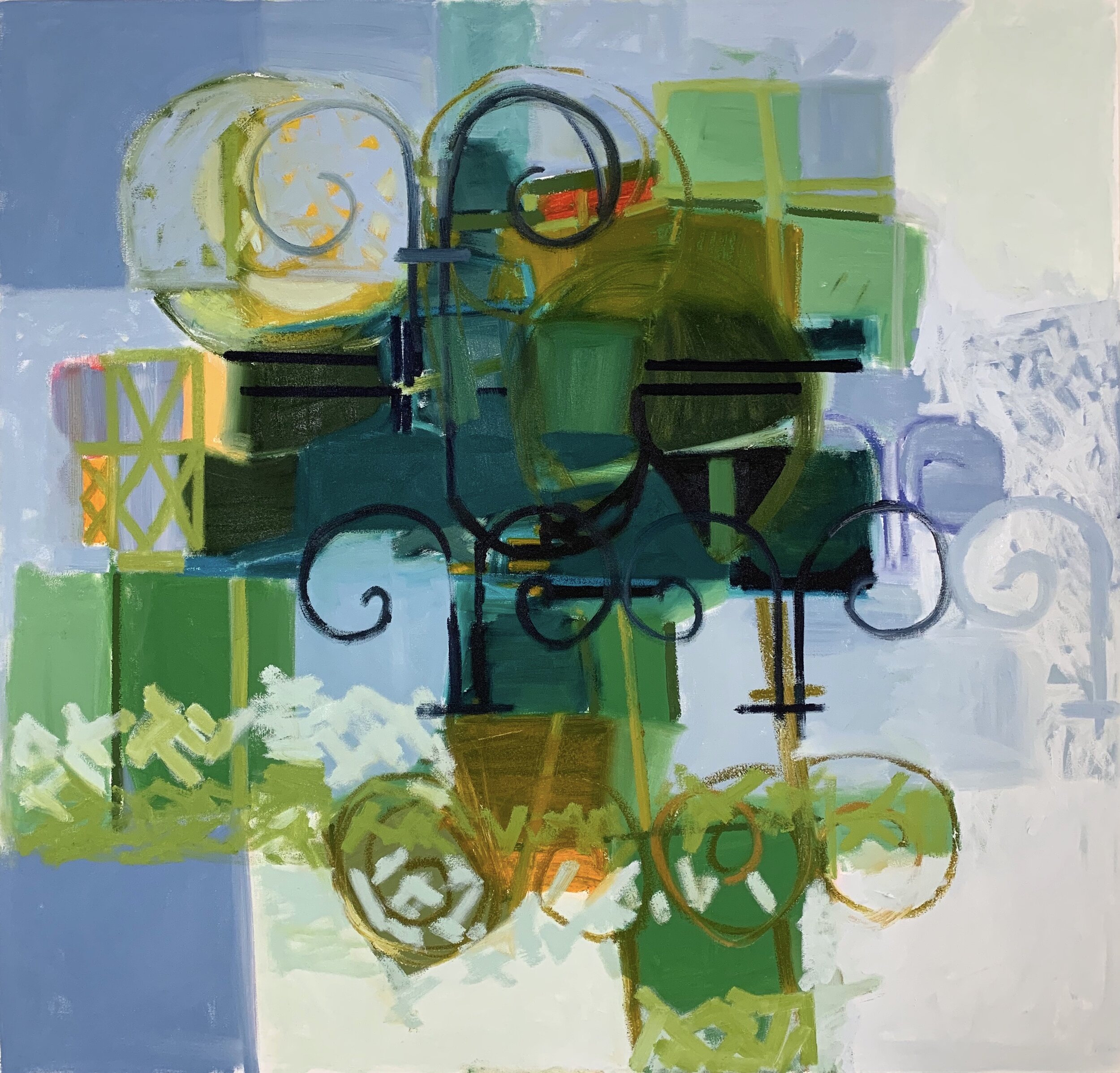 Love Songs from the Balcony, 44x46, $7,000.