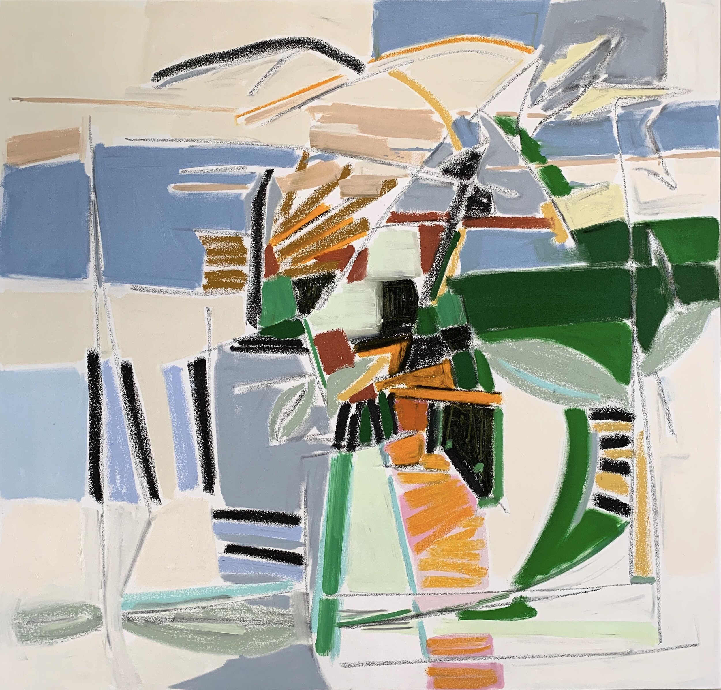 Mid Morning, 44x46, $7,000.