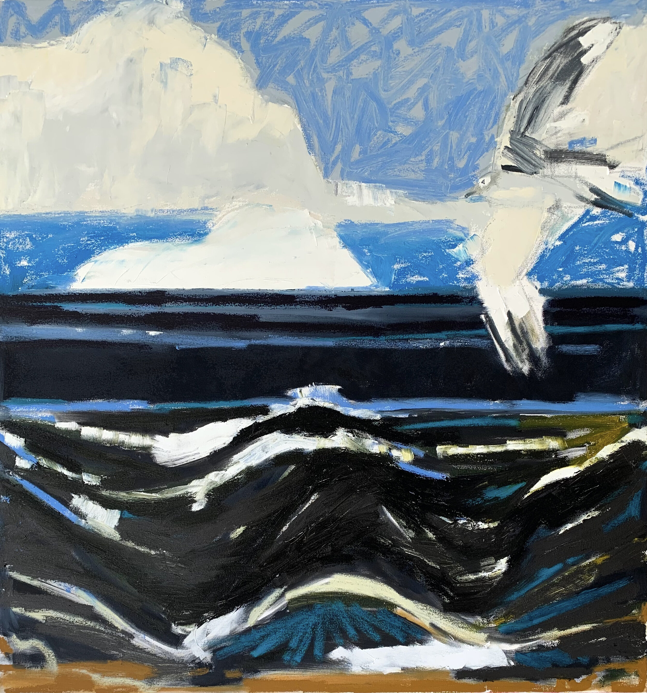 Gull II, 48x44, $7,000.