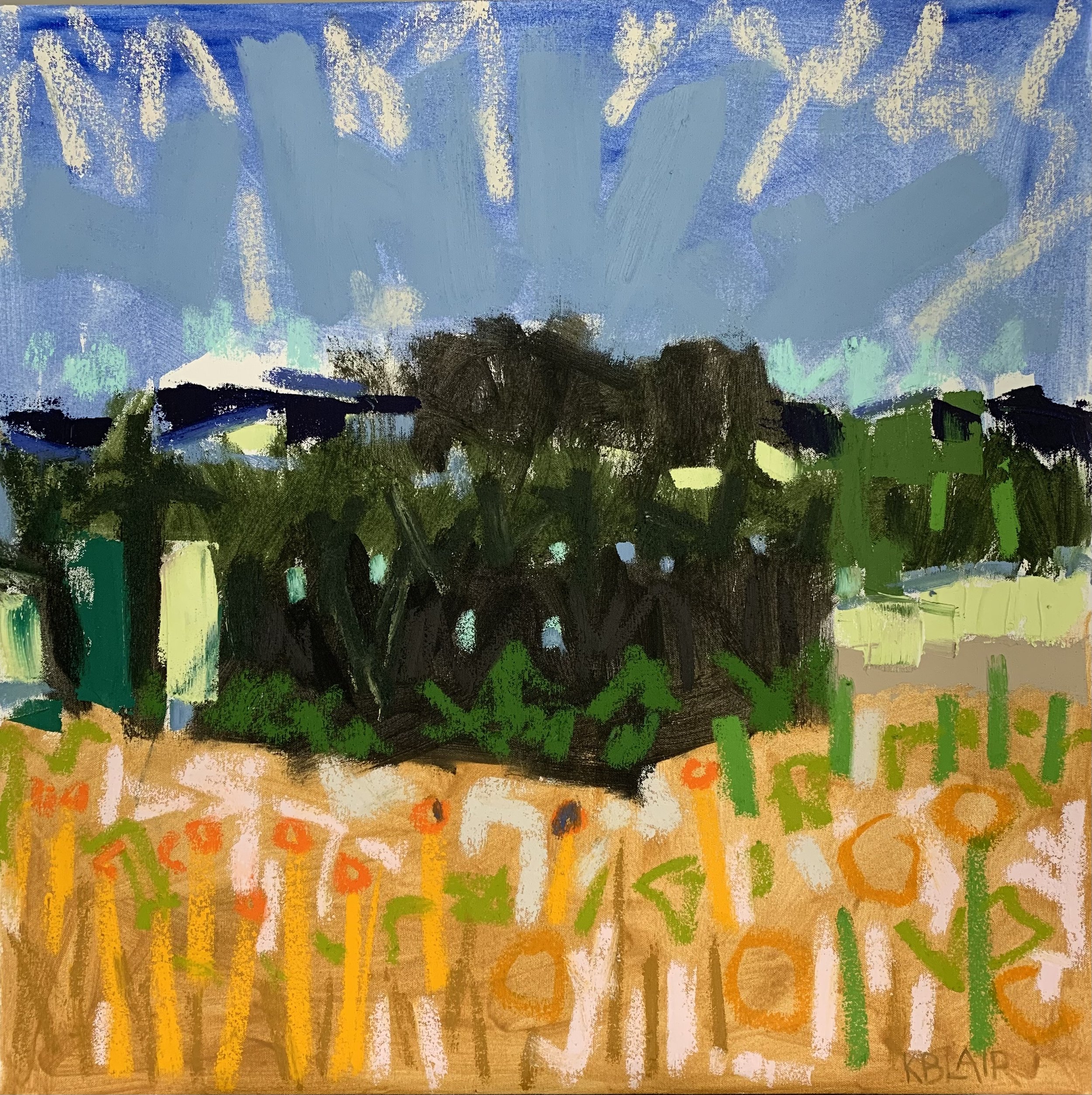 Big Woods I, 30x30, $3,500.