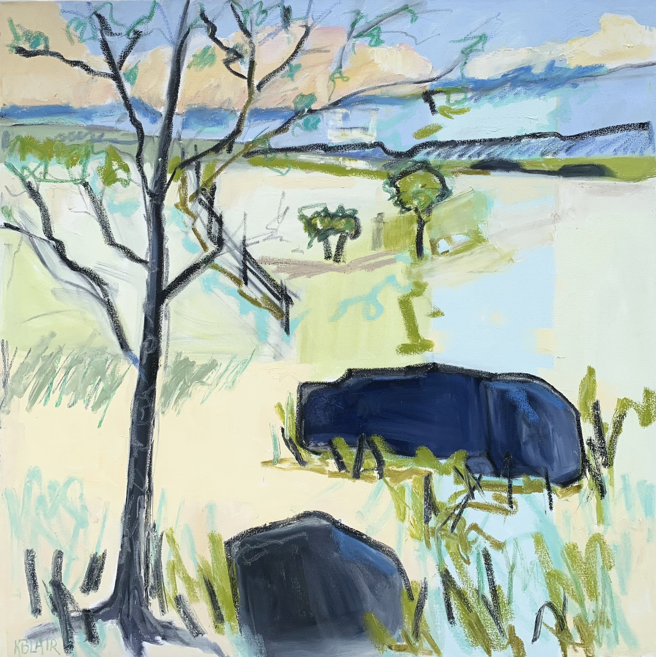 Change of Season, 43x43, $6,500.