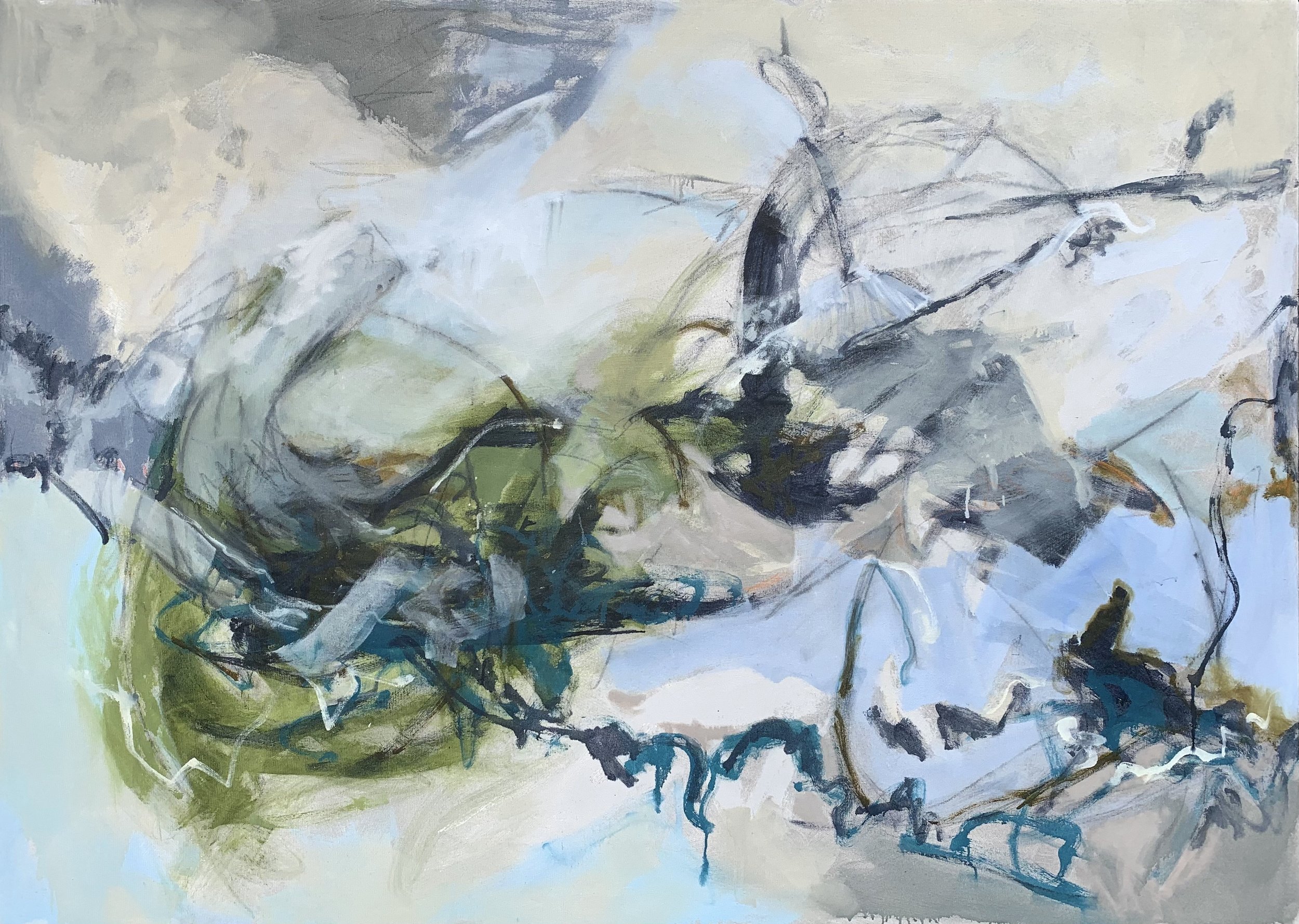 Wave, 60x84, $15,000.