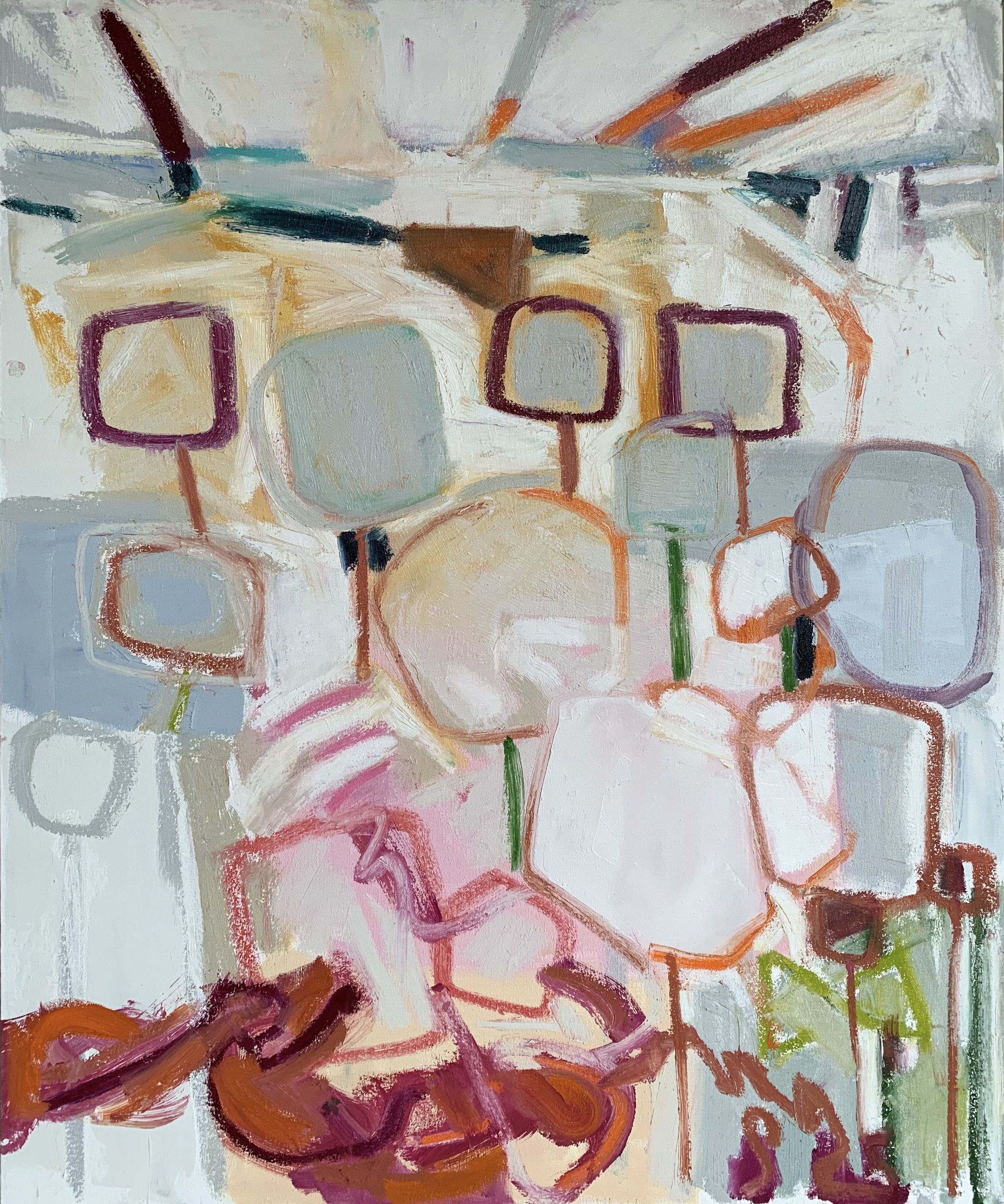Path to the Garden I, 36x30, $4,000.