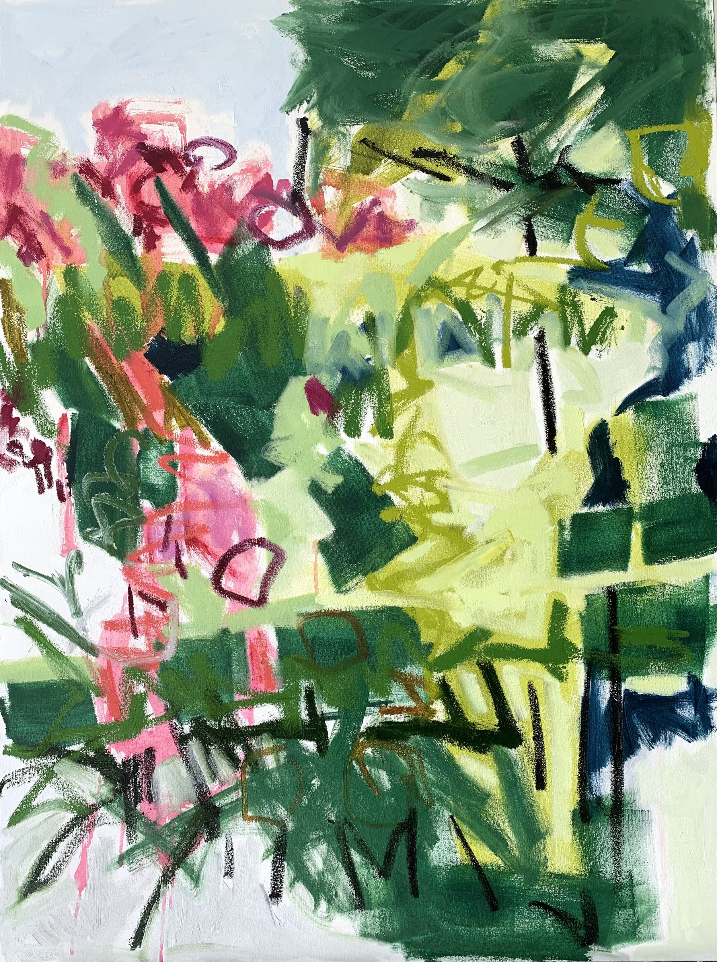 September Garden, 48x36, $6,000.