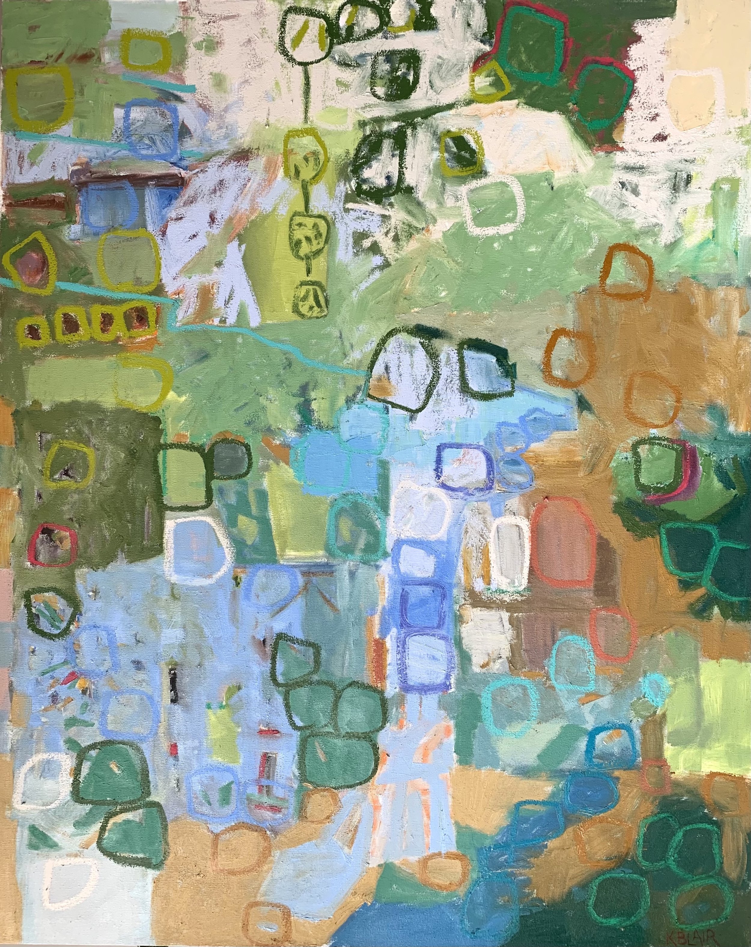 Afternoon Ramble, 60x48, $8,000.