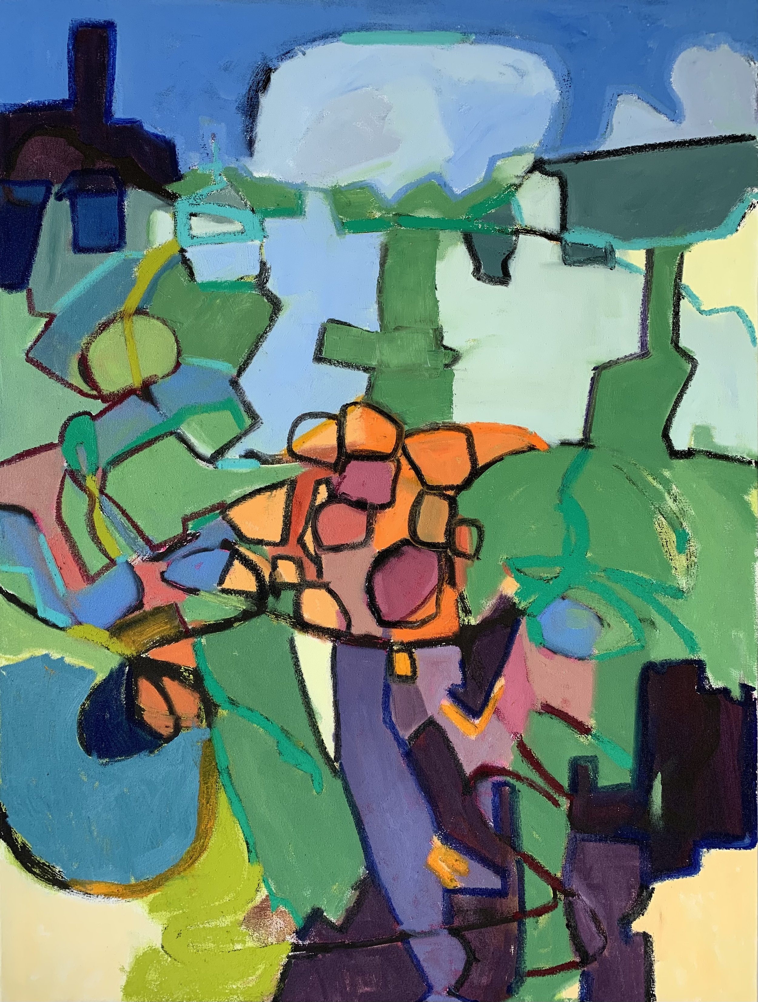 My Own Garden, 48x36, $6,000.