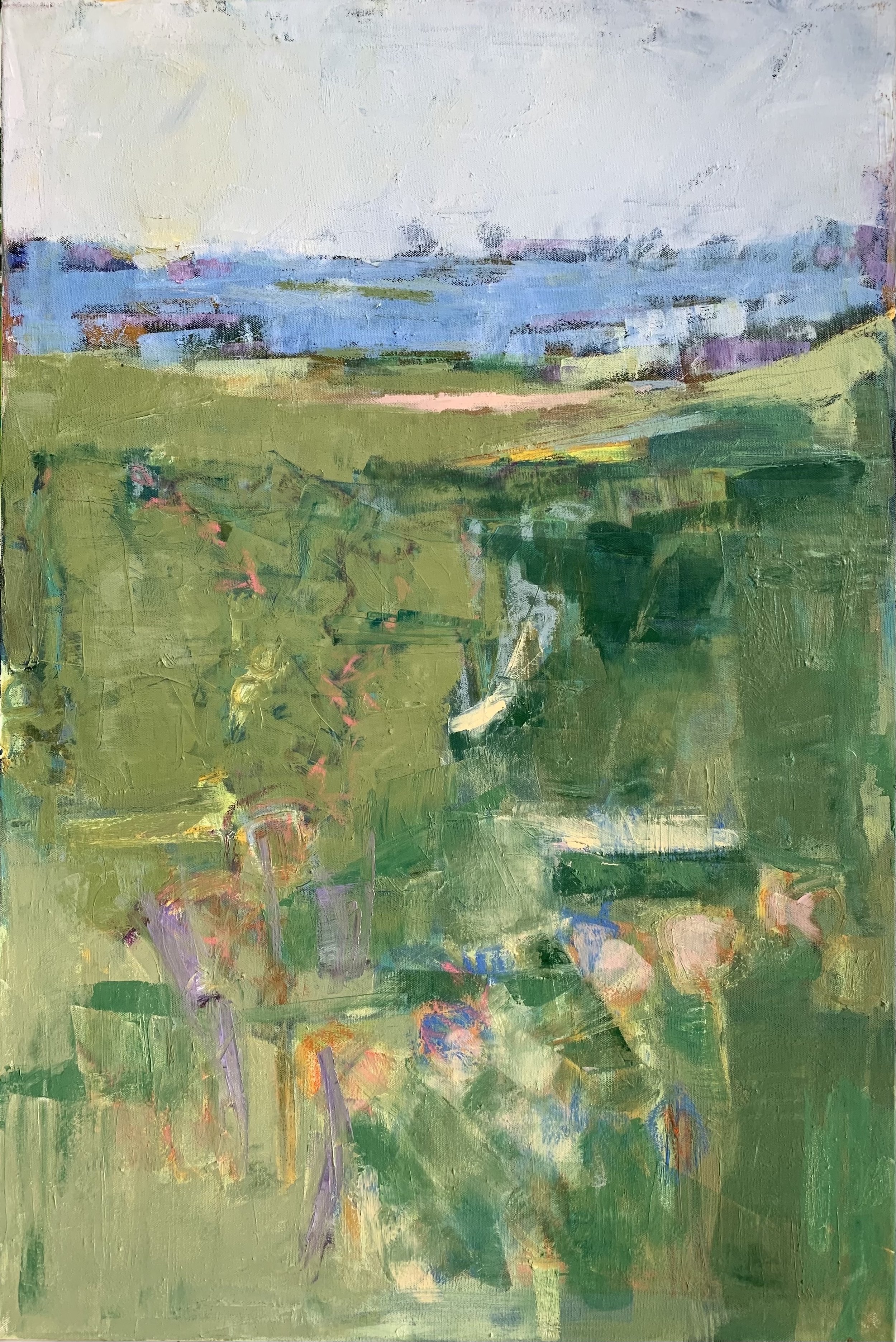 Garden After a Rainy Week, 36x24, $4,000.