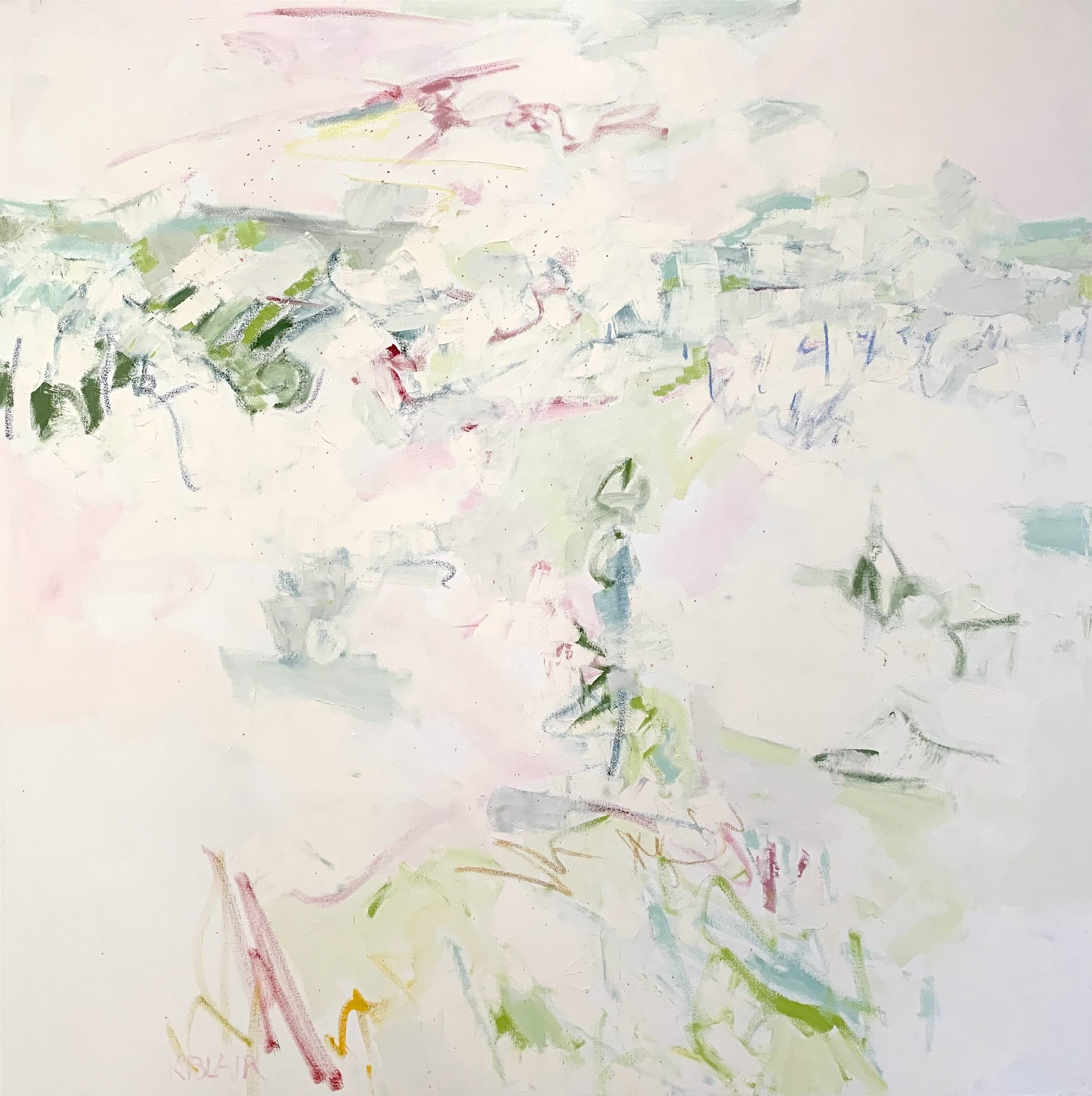 June Morning, 43x43, $6,500.