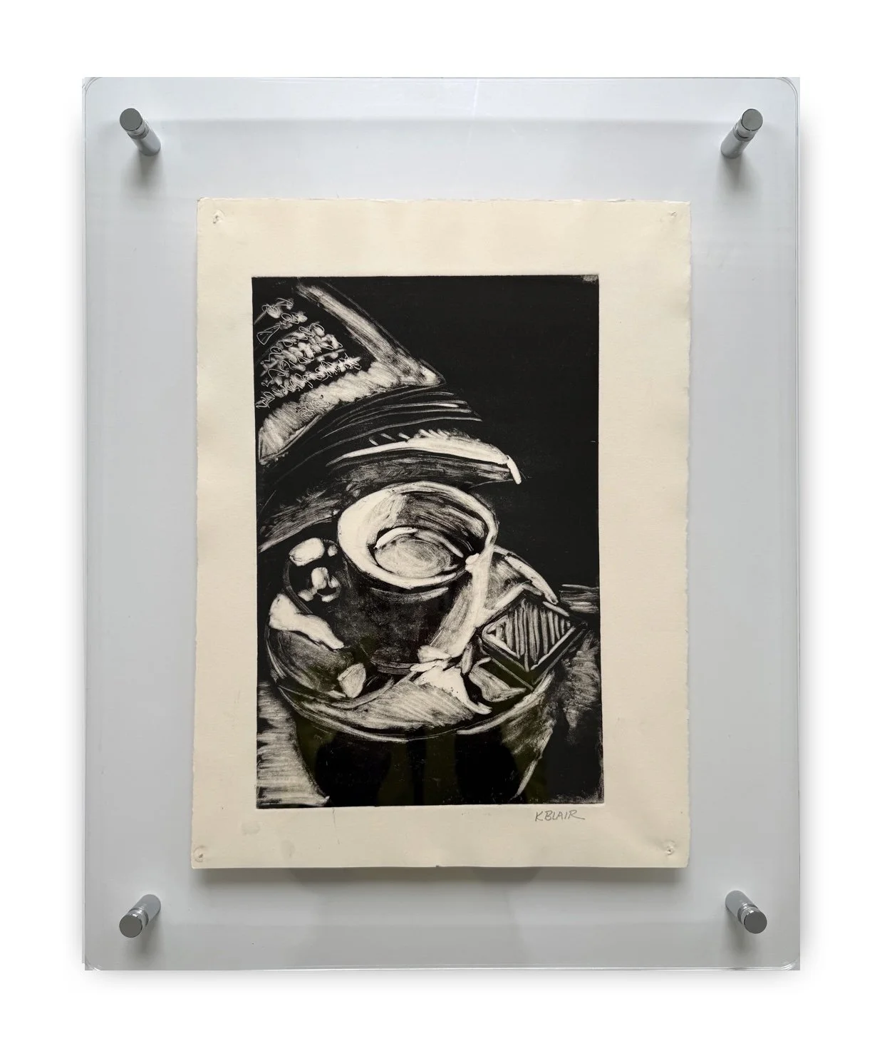 Monotype, Book, Coffee and Chocolate, (Second Pull), 15x11, $400.