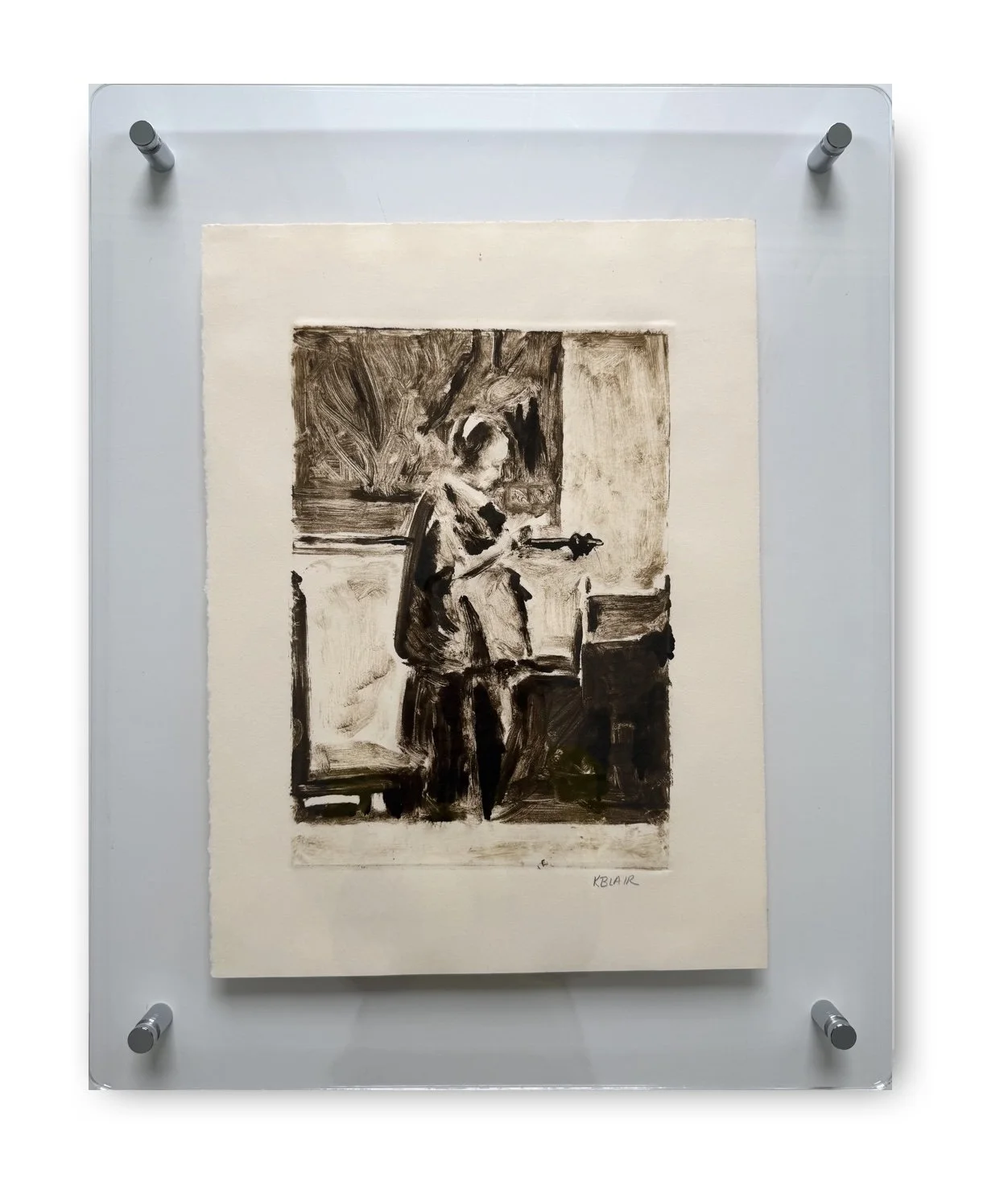 Monotype, The Letter, (First Pull), 15x11, $400.
