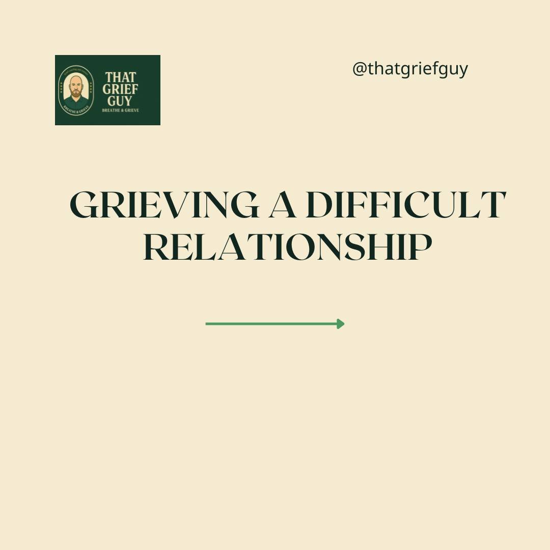 Navigating Grief in difficult relationships: 

The pain of losing someone who wasn't kind can be complex. You might mourn the bond you desired, the apology that never came, or the change that was elusive. 

Grief can manifest as sadness mixed with an