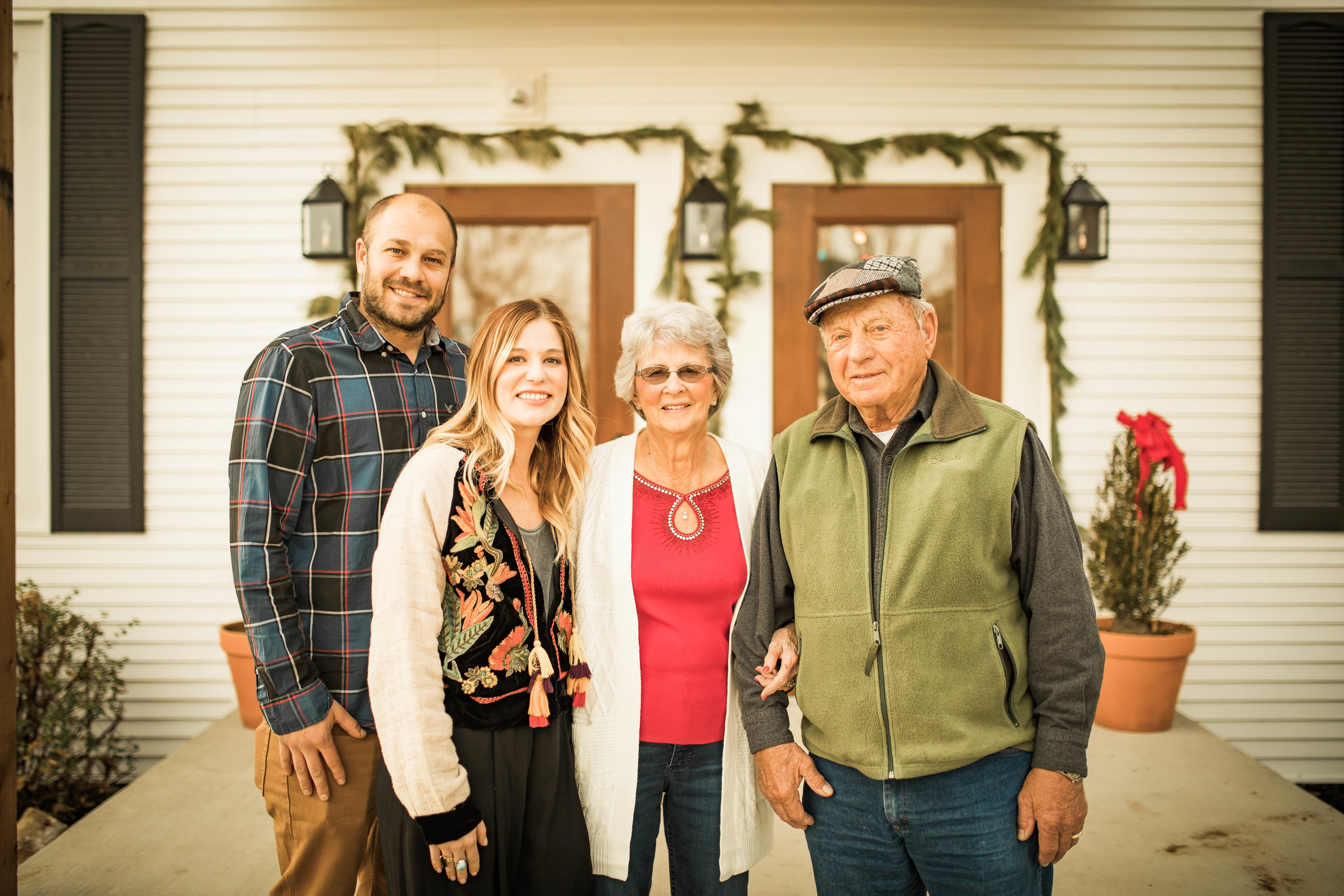 Owners with Krekel descendants happy to see the home renovated and restored. 