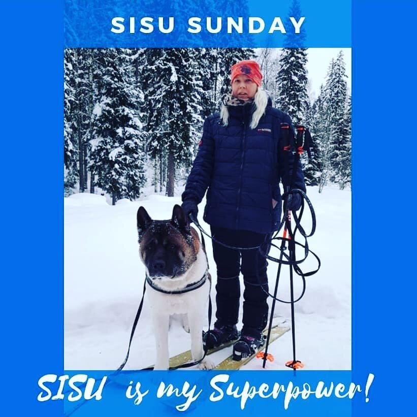 People ask me where do I get the strength and energy to do run in a muddy and hilly forest pushing half of my bodyweight in the pram...it's called SISU, Finnish for your inner energy reserves that you can unleash to overcome any mental or physical ob
