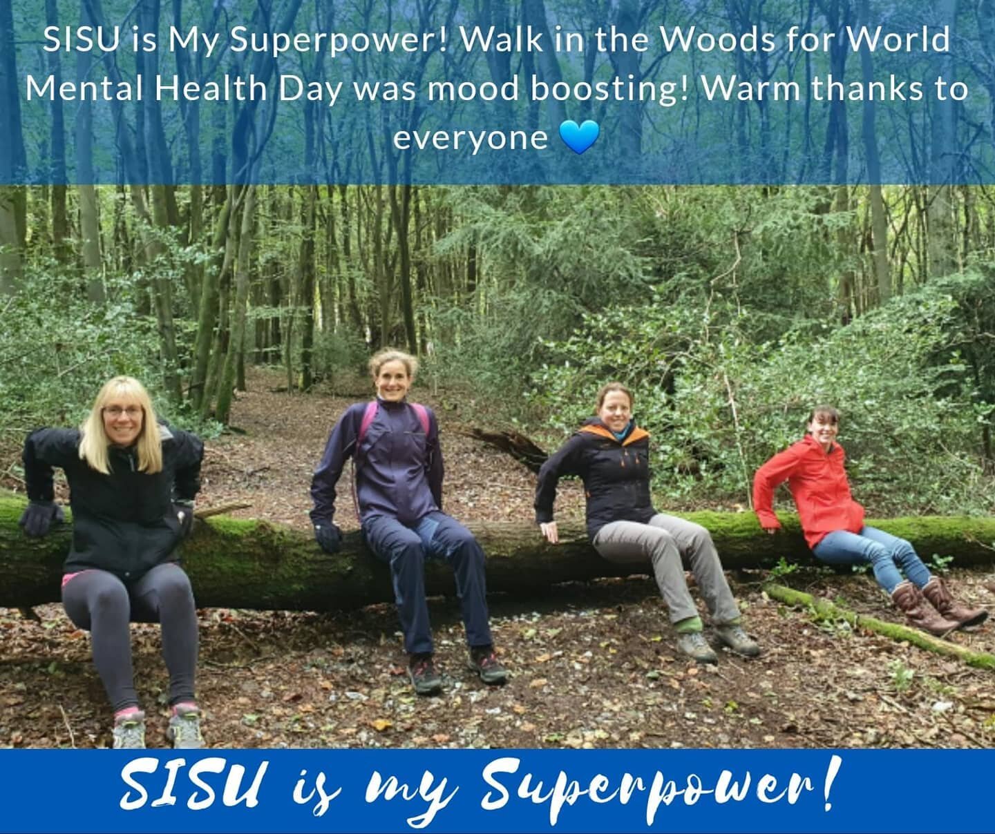 Happy World Mental Health Day everyone!

#worldmentalhealthday 
#SisuisMySuperpower 

&quot;SISU Is My Superpower!&quot; is a gobal group of like-minded busy people who wish to live, learn and share Nordic style healthy living. Together, we unleash o