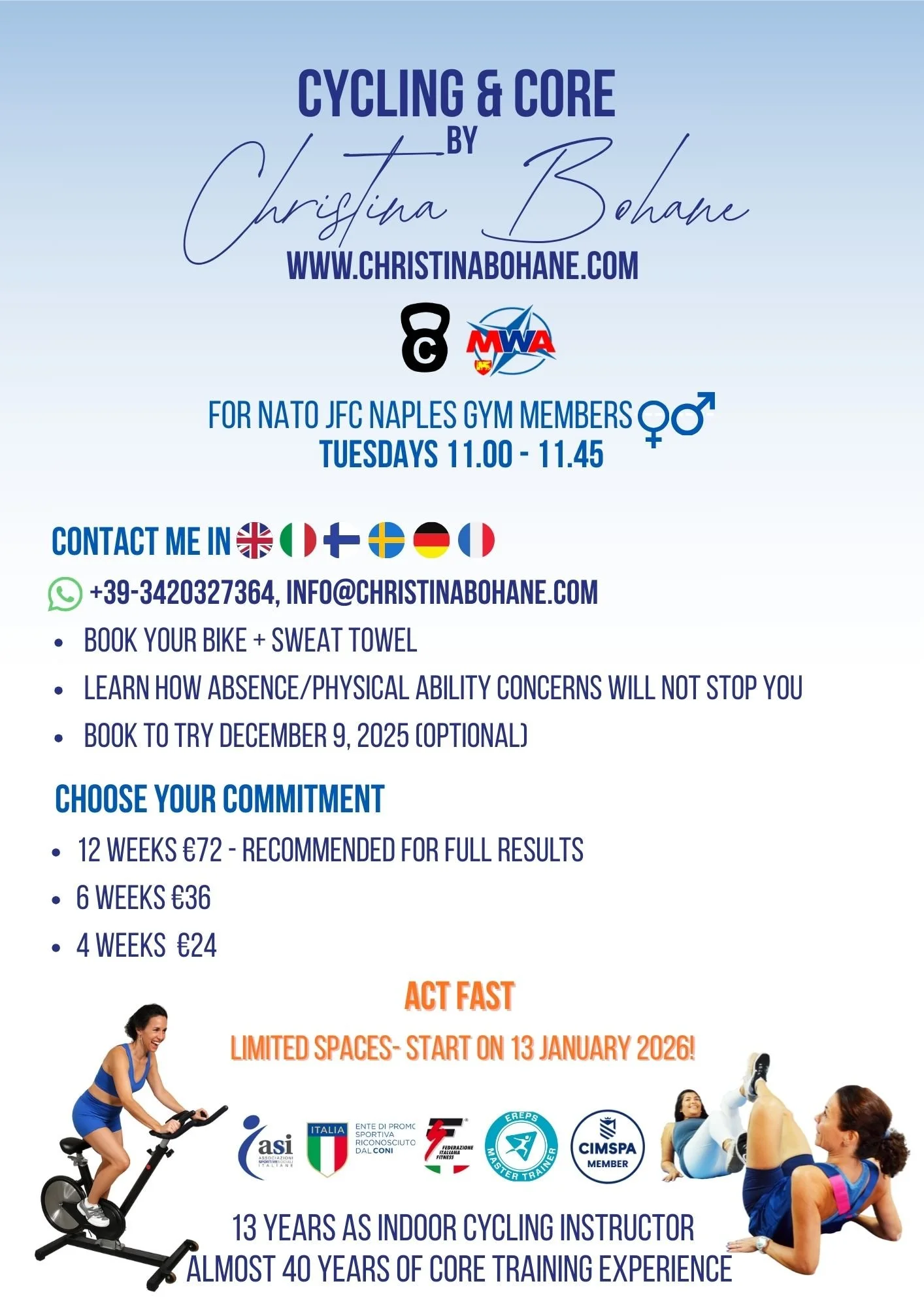 MWA Cycling and Core