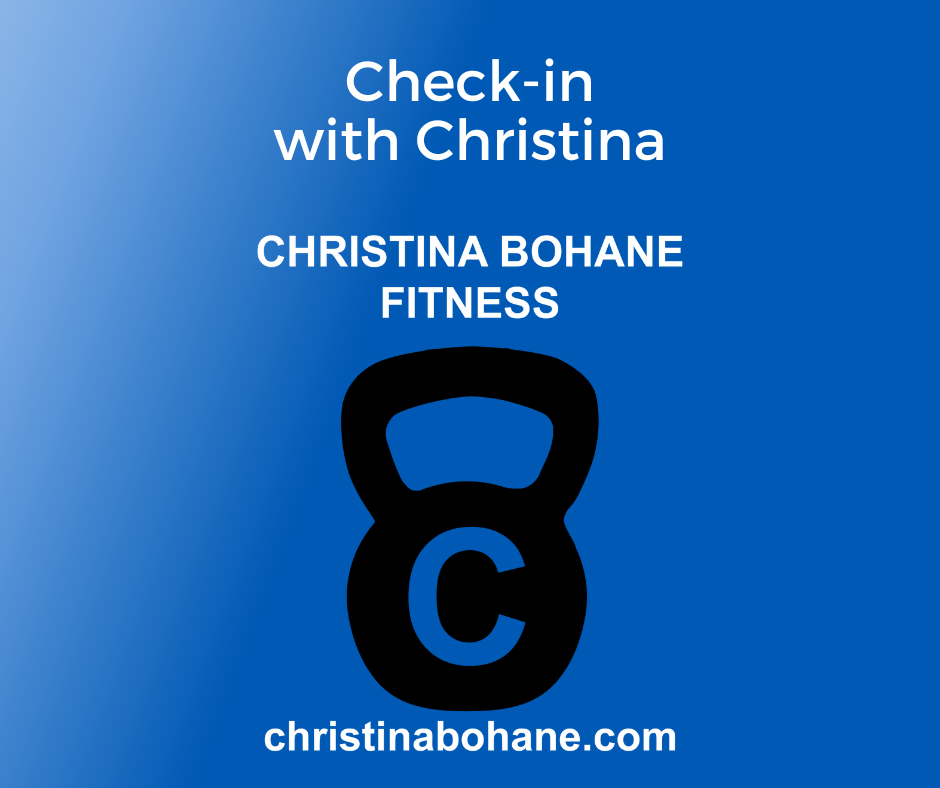 Check-in with Christina - 30 mins