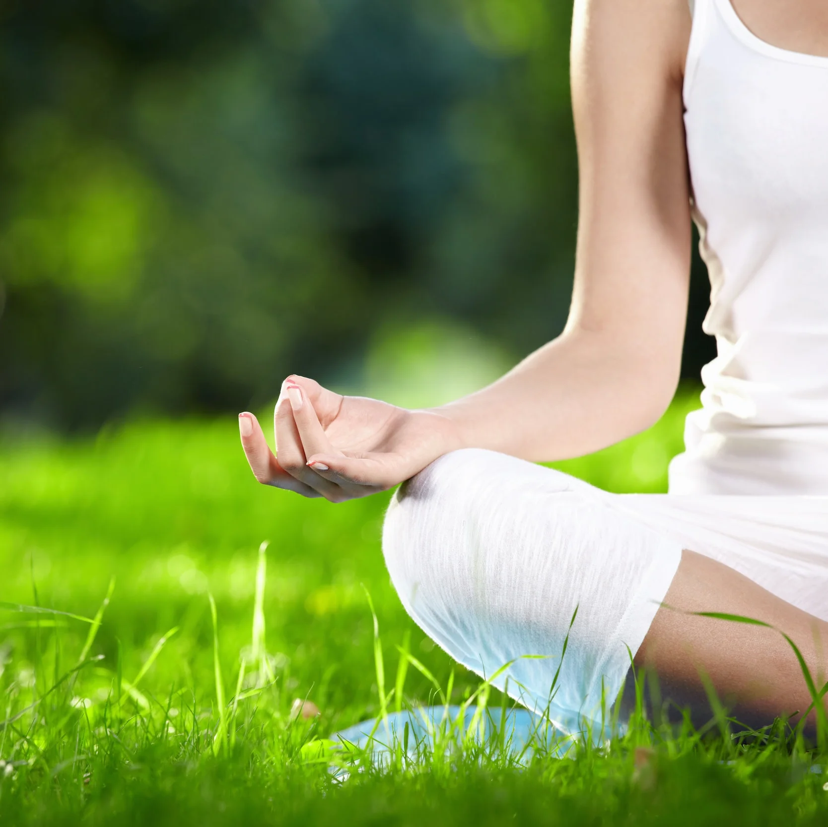 Yoga outside or indoors