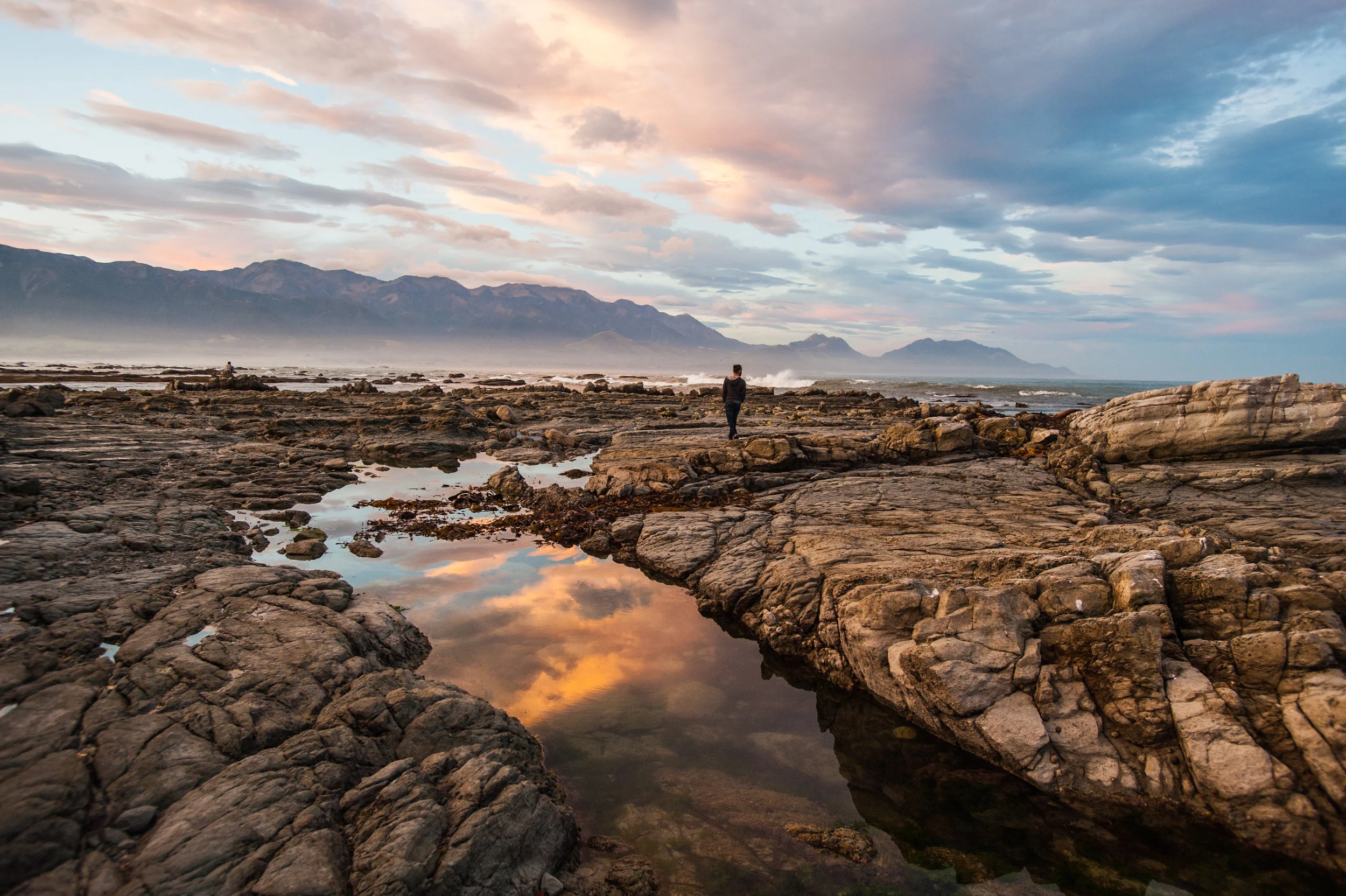 Sea Rocks With Sunset