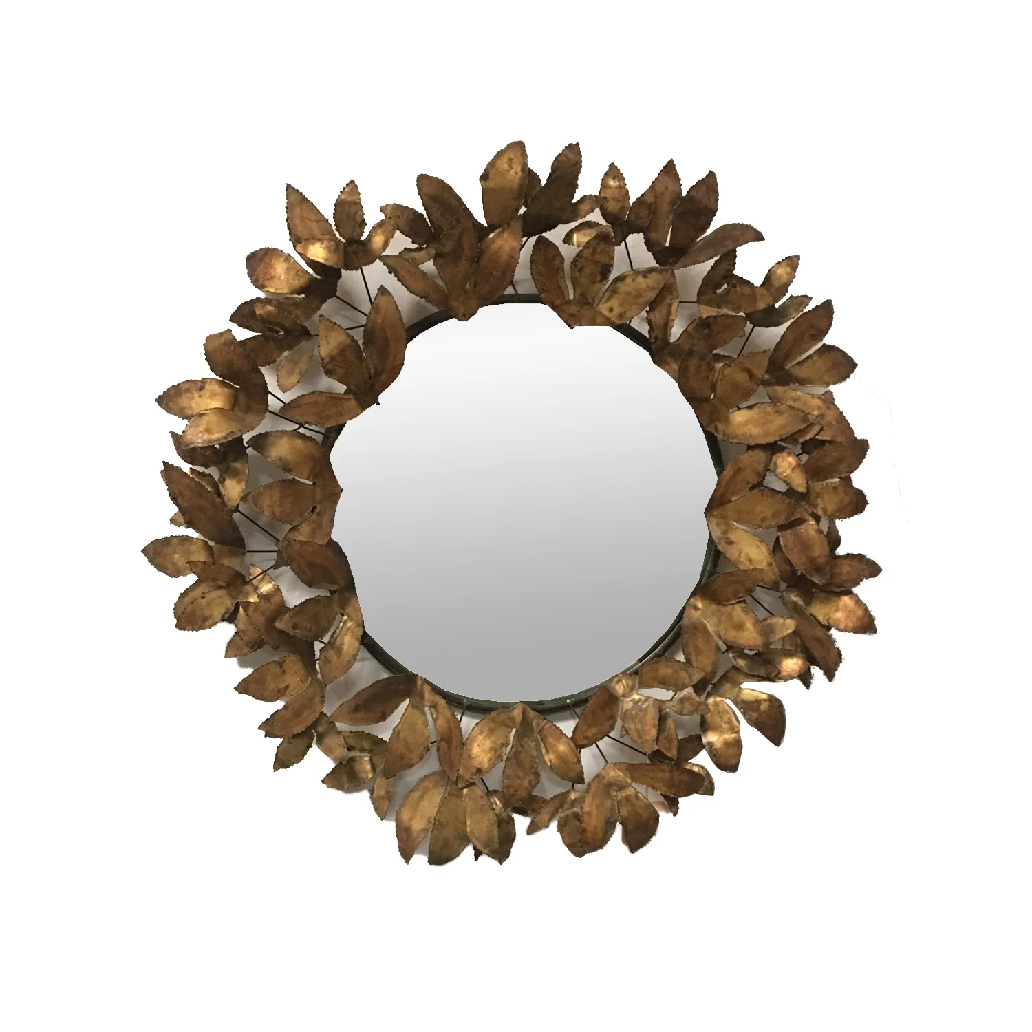 RARE CURTIS JERE "LEAF" MIRROR 1960'S