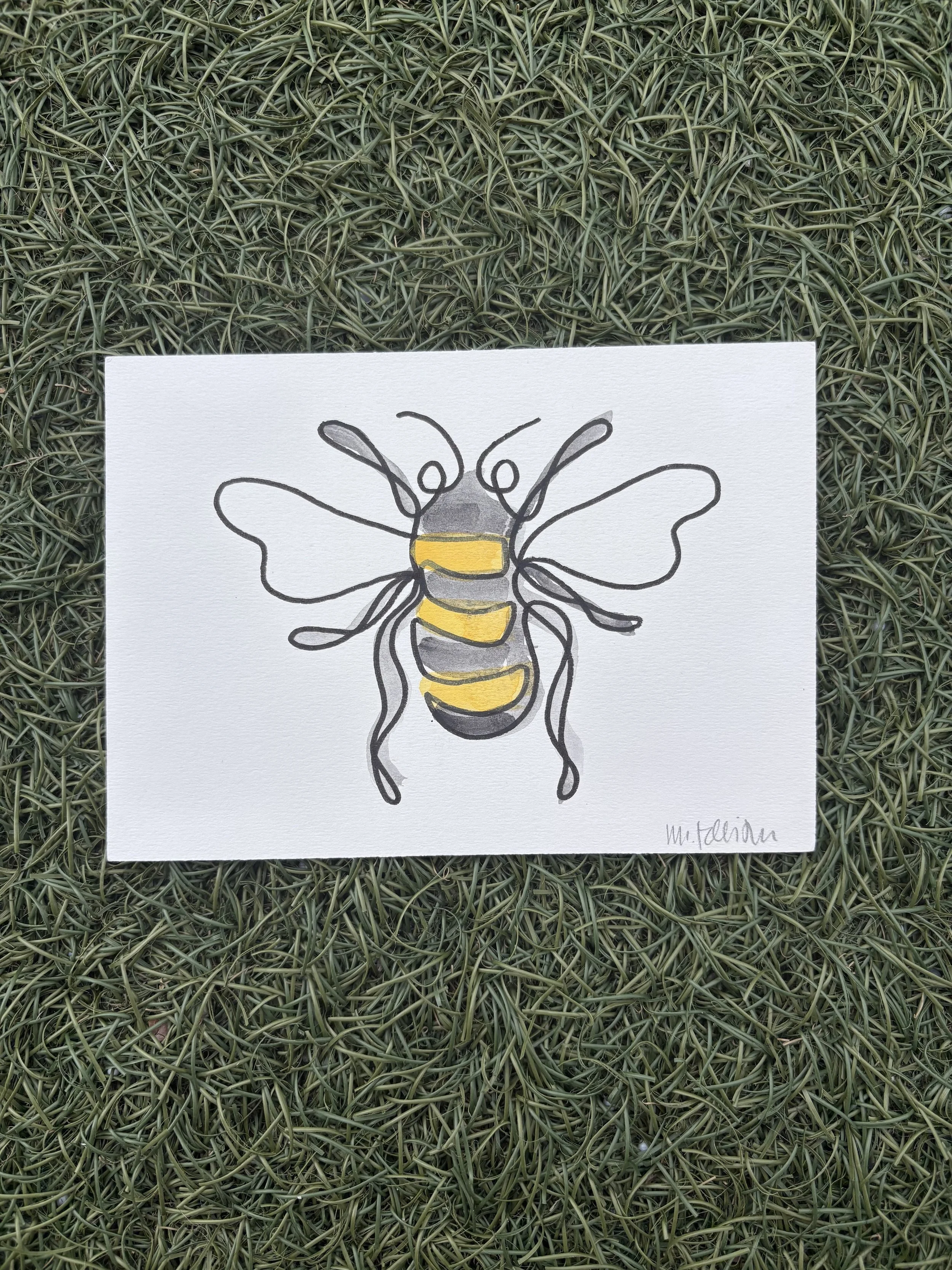 Watercolor Bee