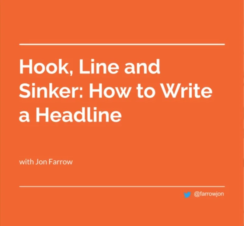 Hook, Line and Sinker How to Write a Headline — Royal Canadian