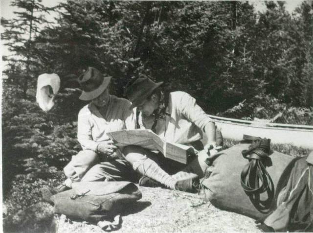  Frieda H Fraser and Edith Bickerton Williams, Wabitongushi Lake, 1936.  Image: University of Toronto Archives, B1995-0044, Box 009P.  
