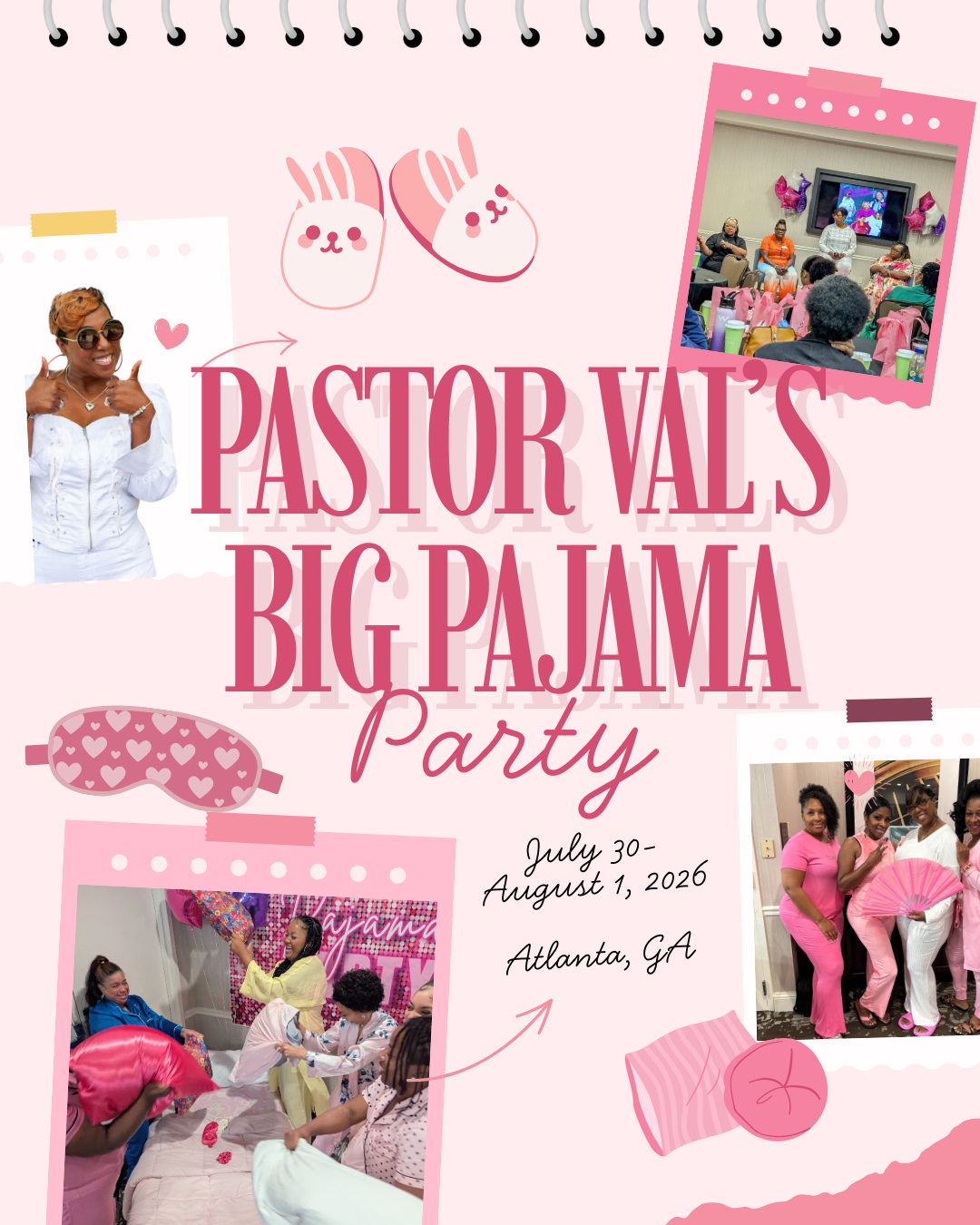 Pastor Val’s BIG Pajama Party