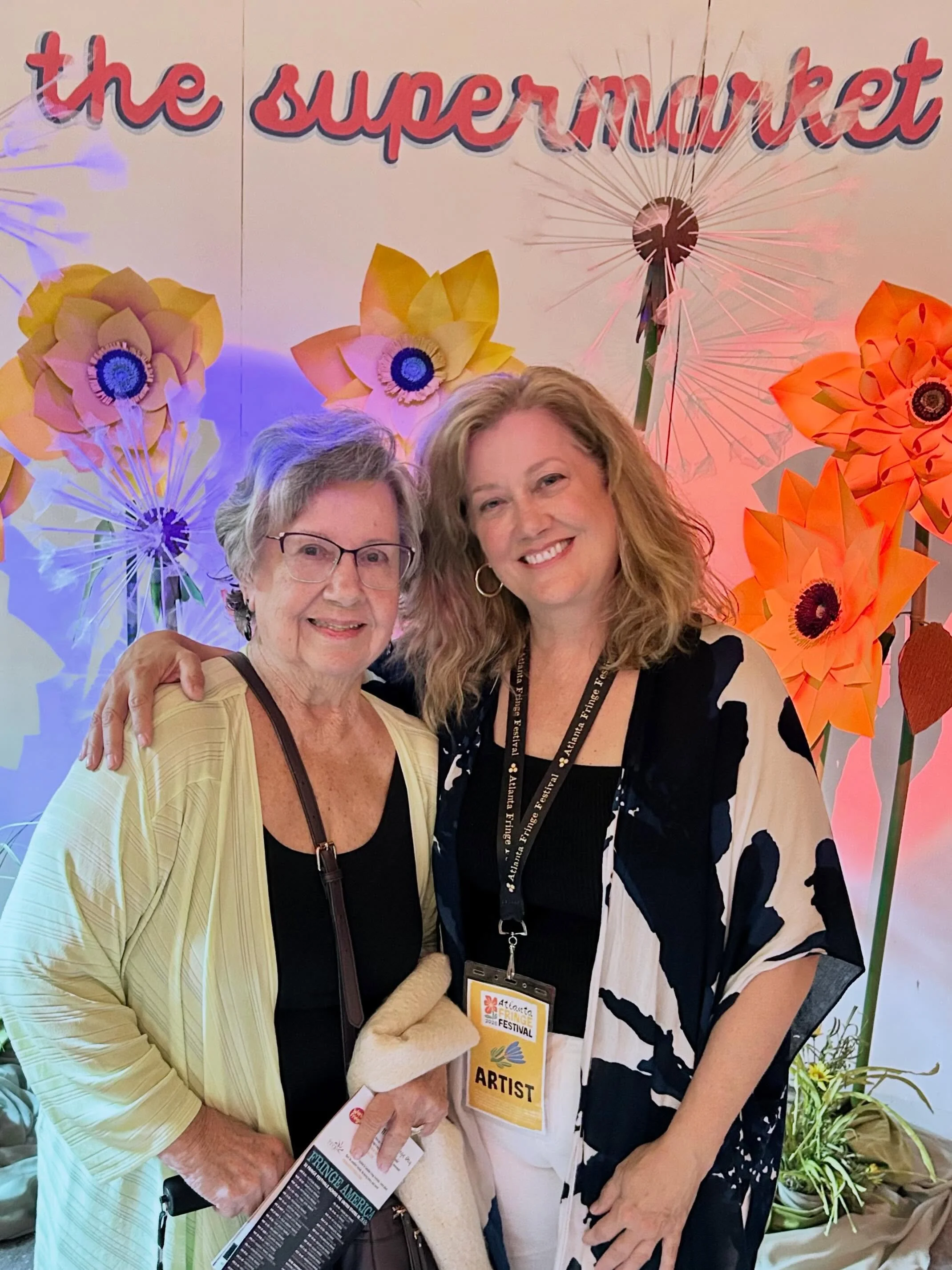 Fringy moments from today! My sweet mama, awesome hubby, and two very close friends came out today to see the show! I&rsquo;m so grateful for all the love coming our way for this play. I&rsquo;m hearing wonderful responses to our work from family , f