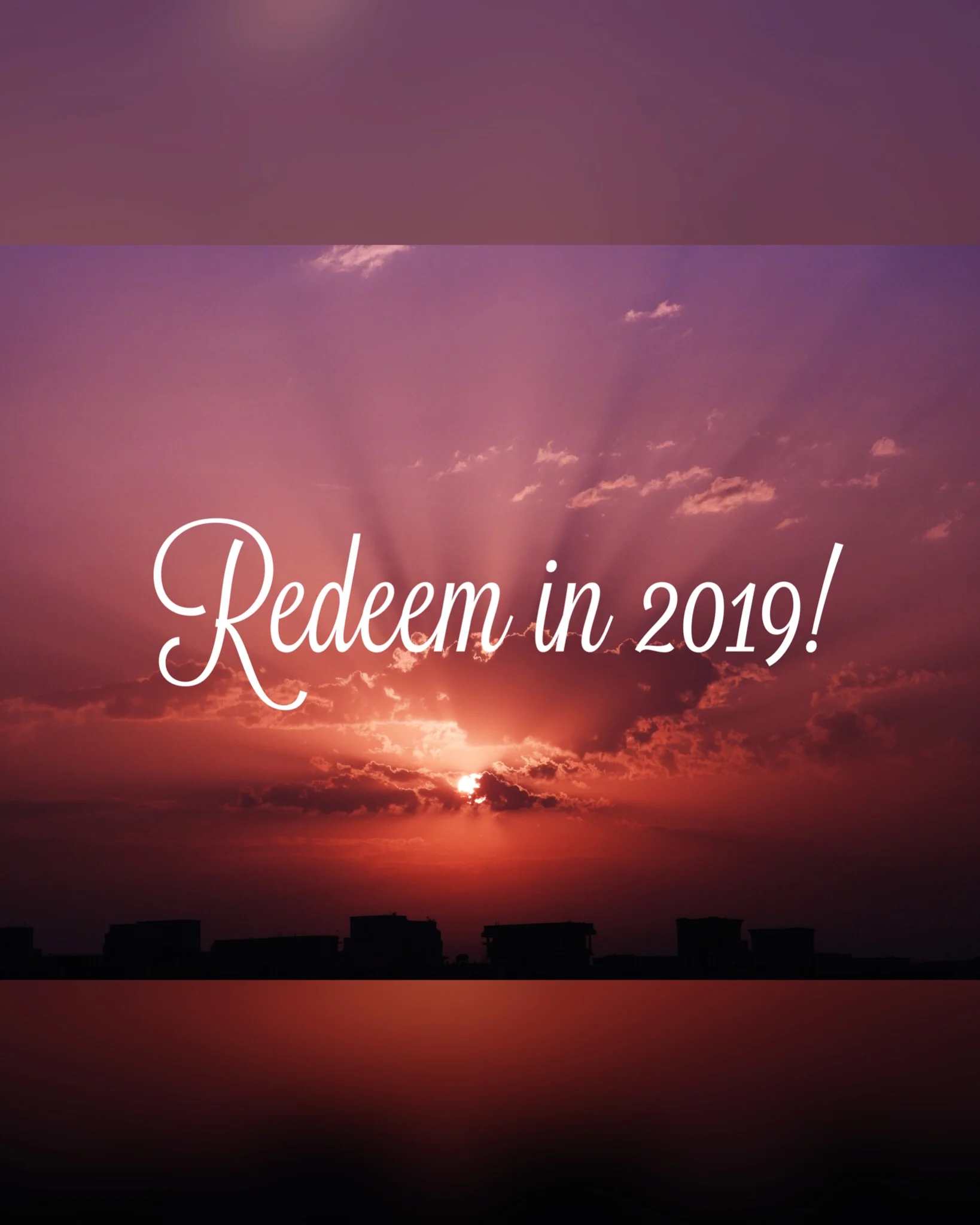 Redeem in 2019!