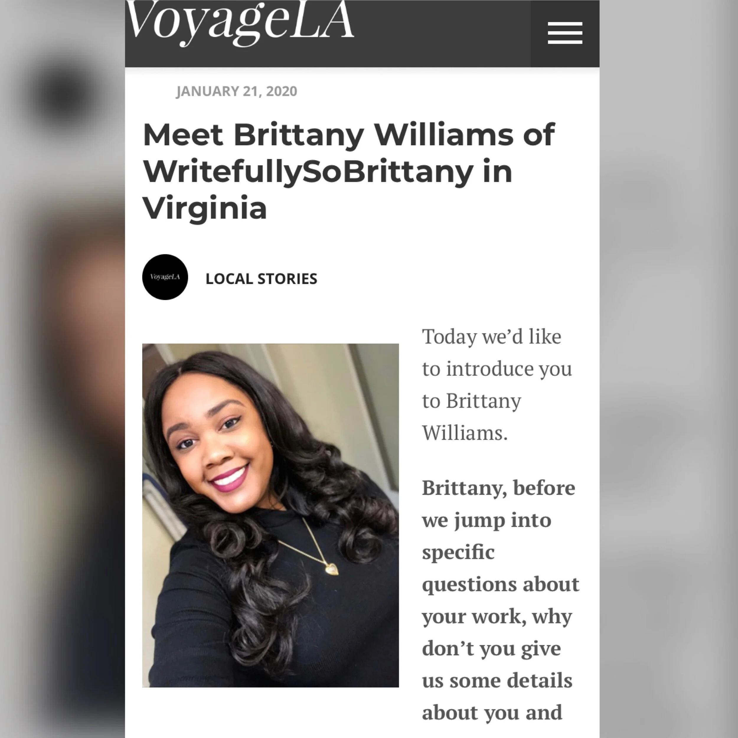 Interview by VoyageLA Magazine
